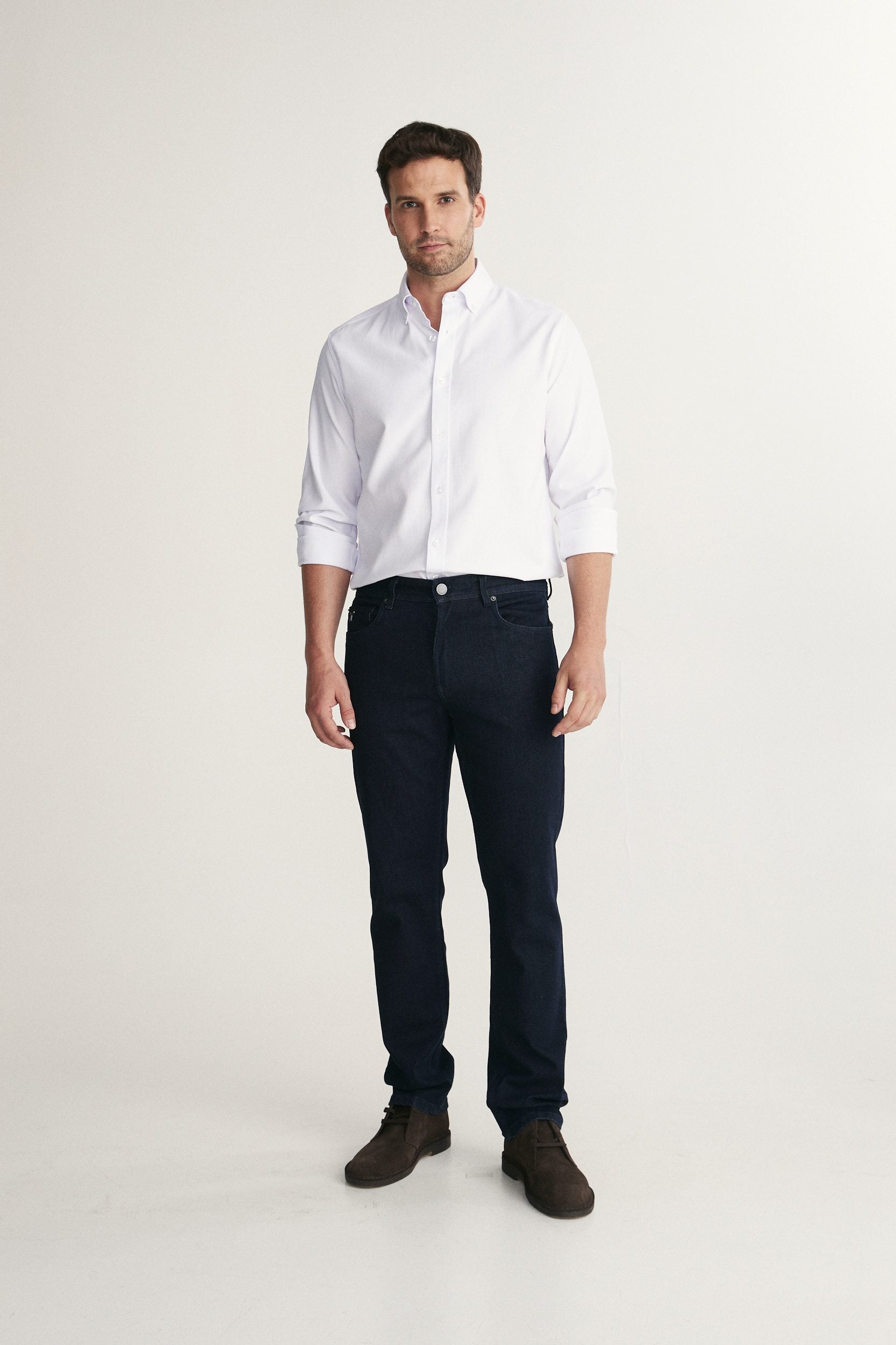 Straight Five-Pocket Jeans