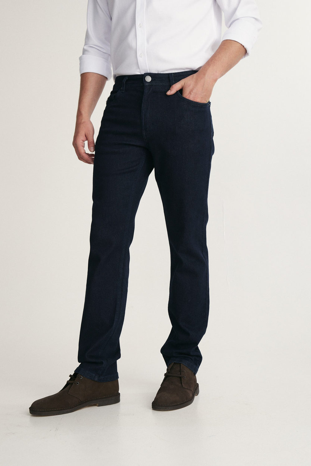 Straight Five-Pocket Jeans