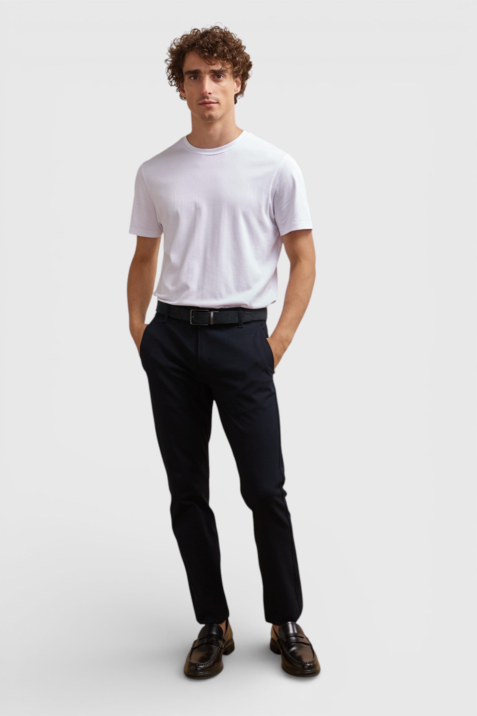 Pantalon fit Étroit uni