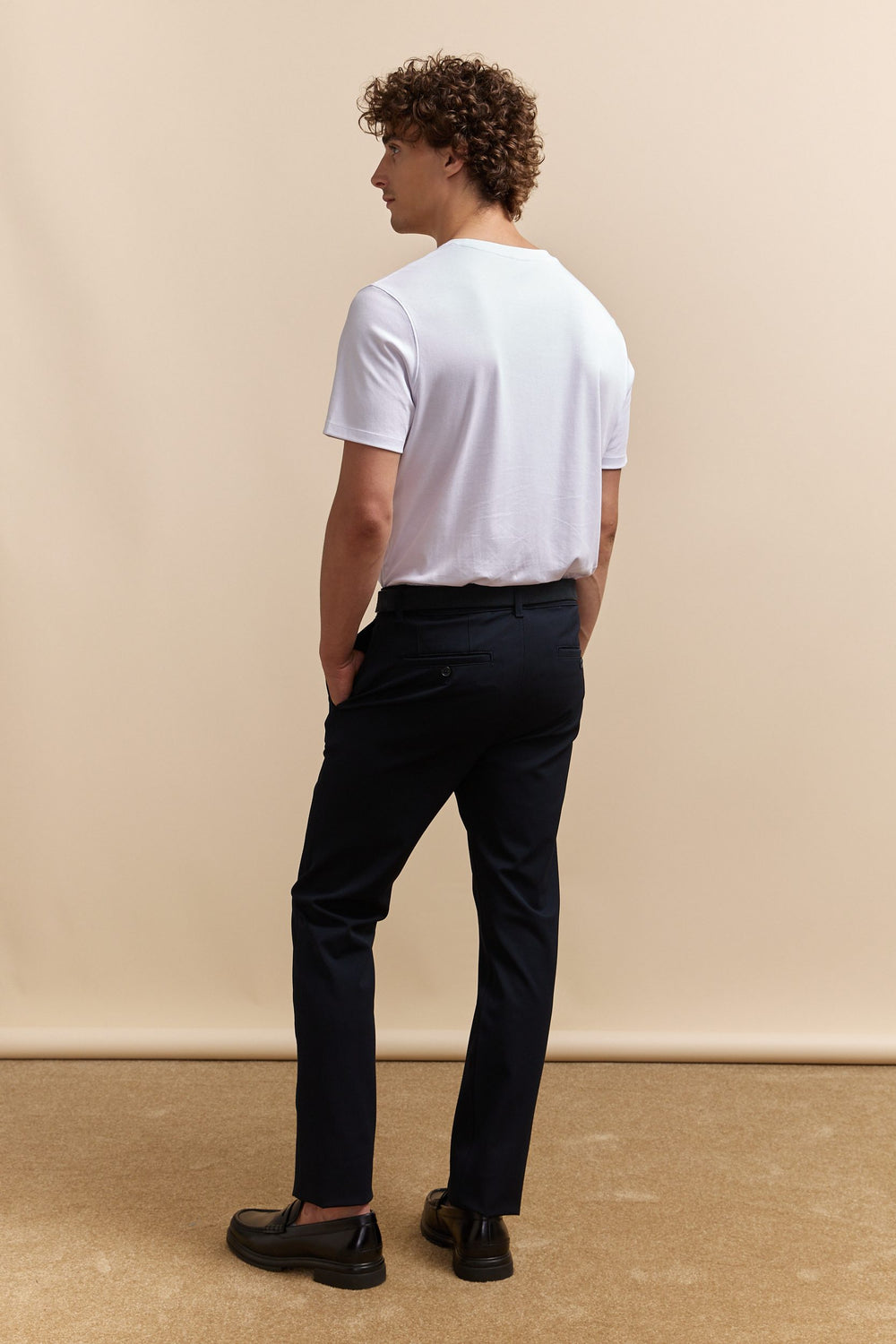 Pantalon fit Étroit uni