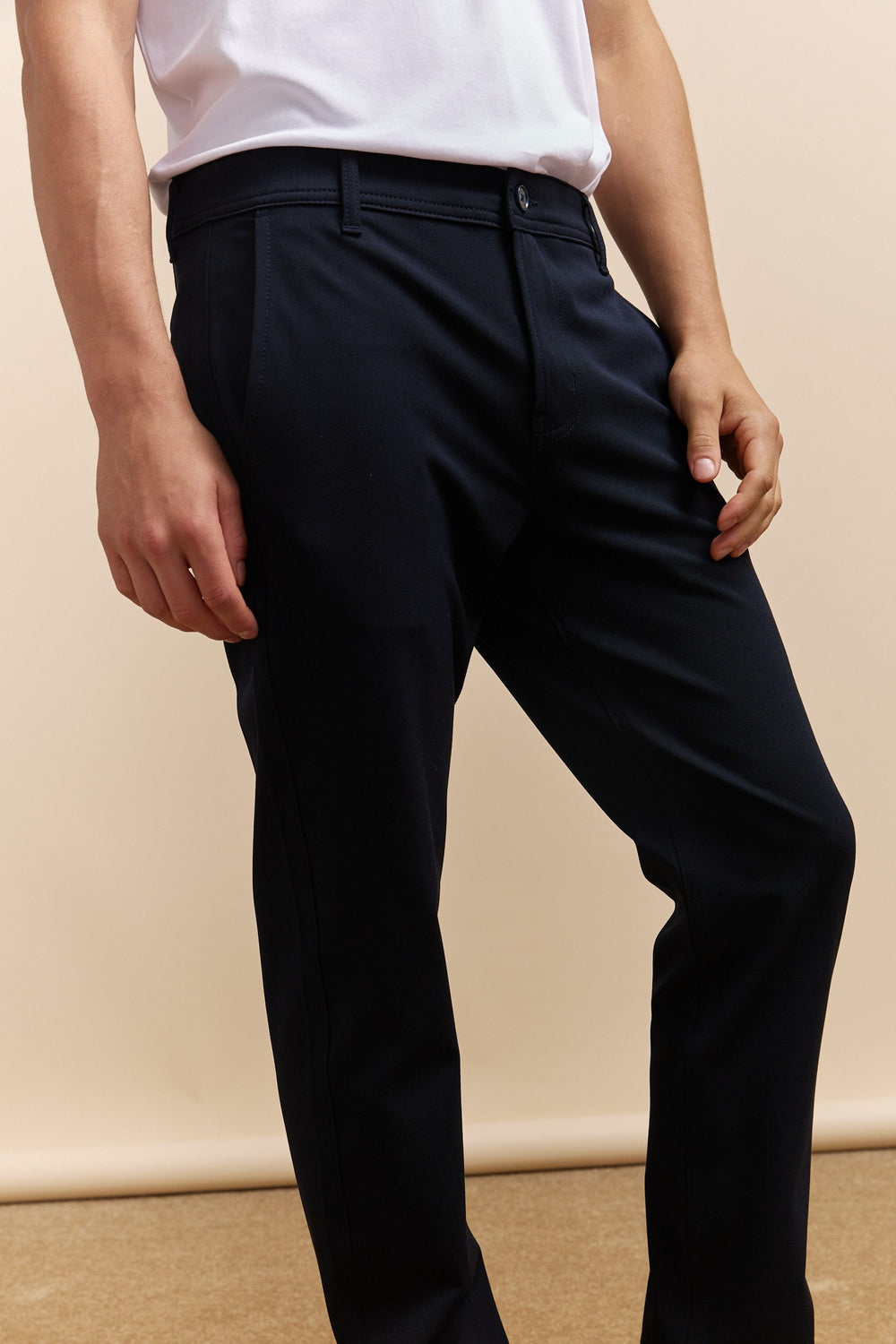 Pantalon fit Étroit uni