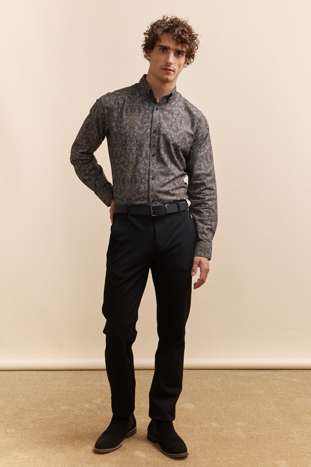 Pantalon fit Étroit uni