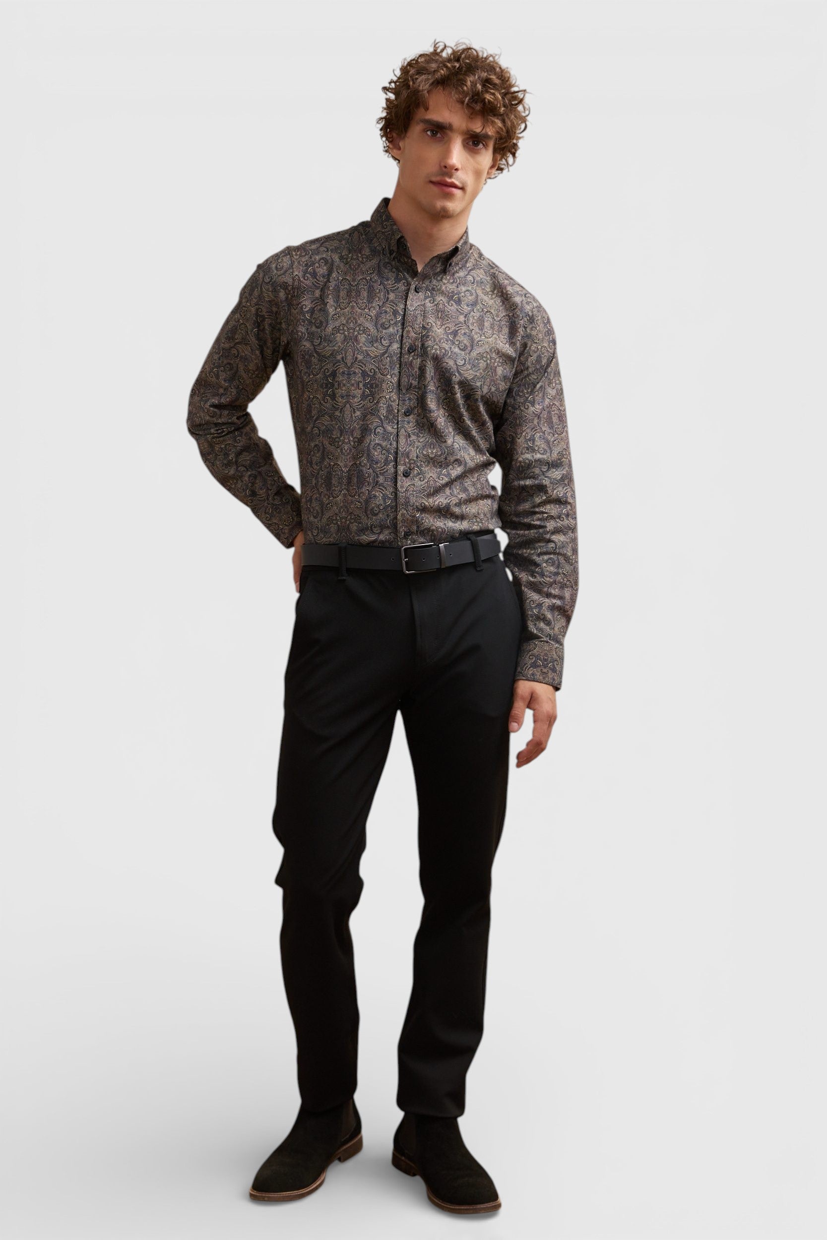 Pantalon fit Étroit uni