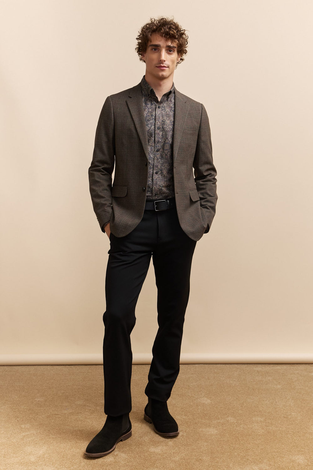 Pantalon fit Étroit uni