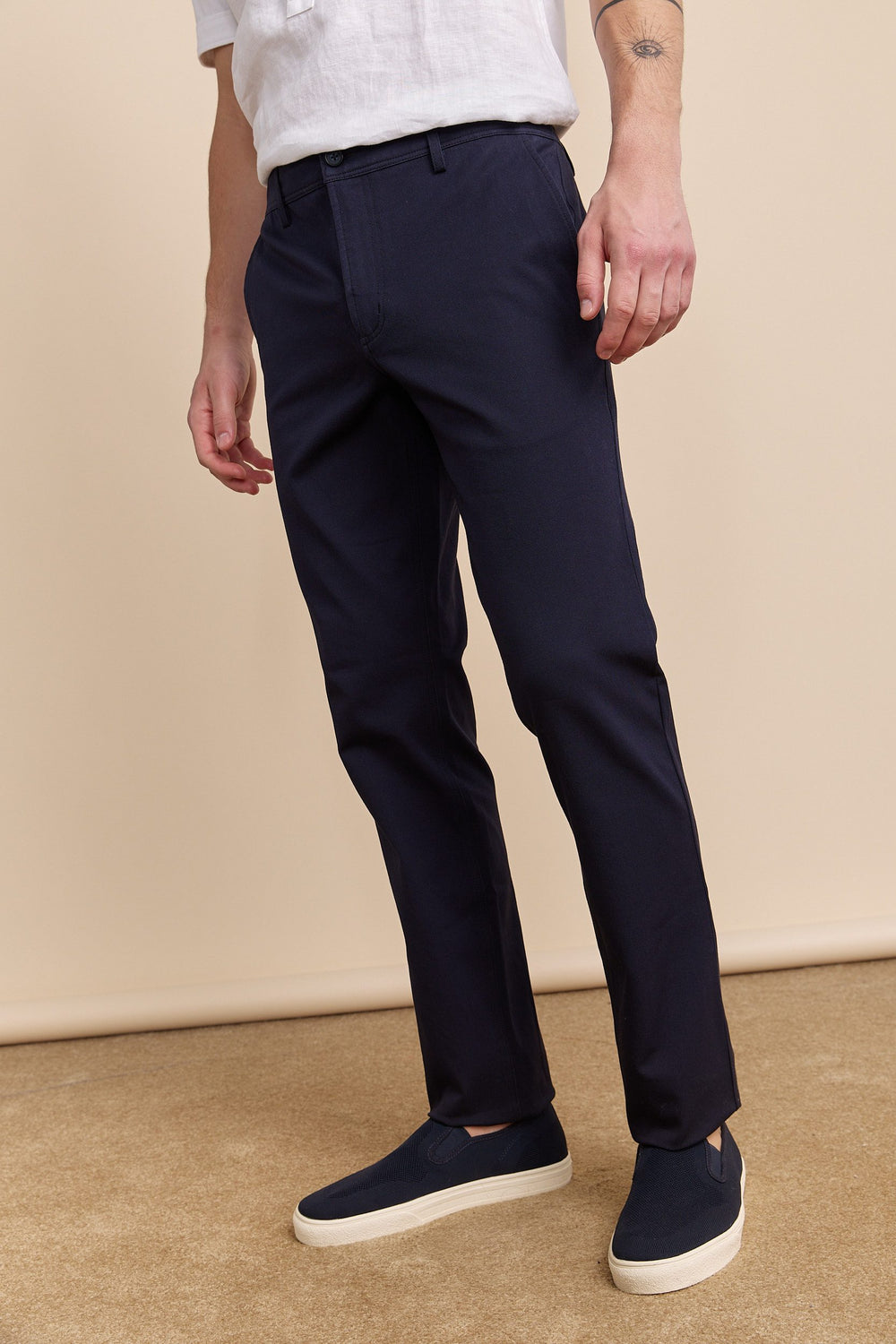 Pantalon étroit uni