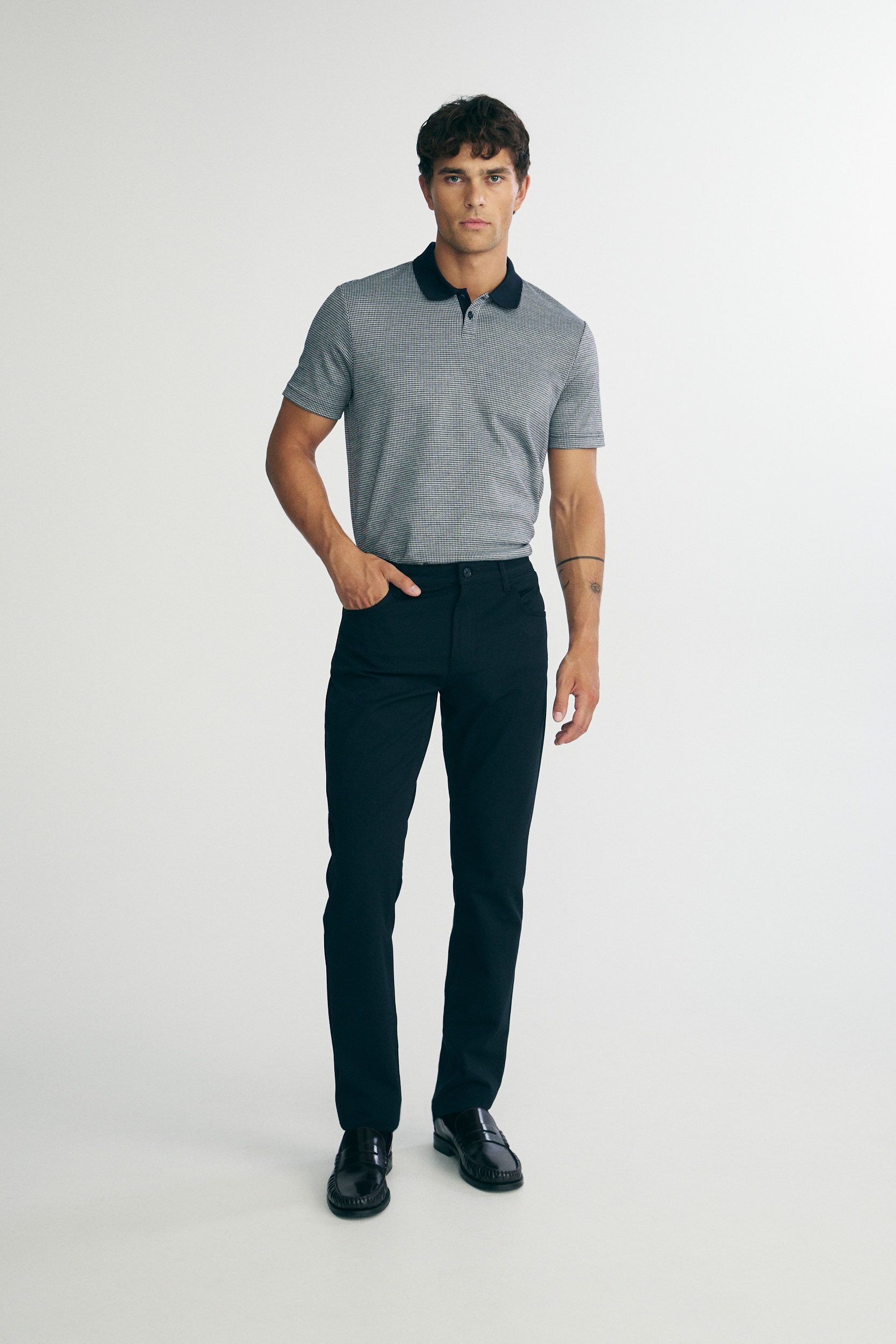 5 pockets slim fit pants