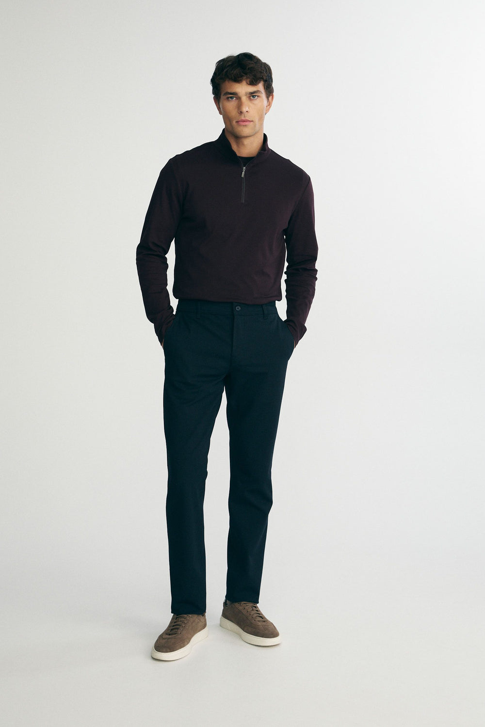 Pantalon étroit uni