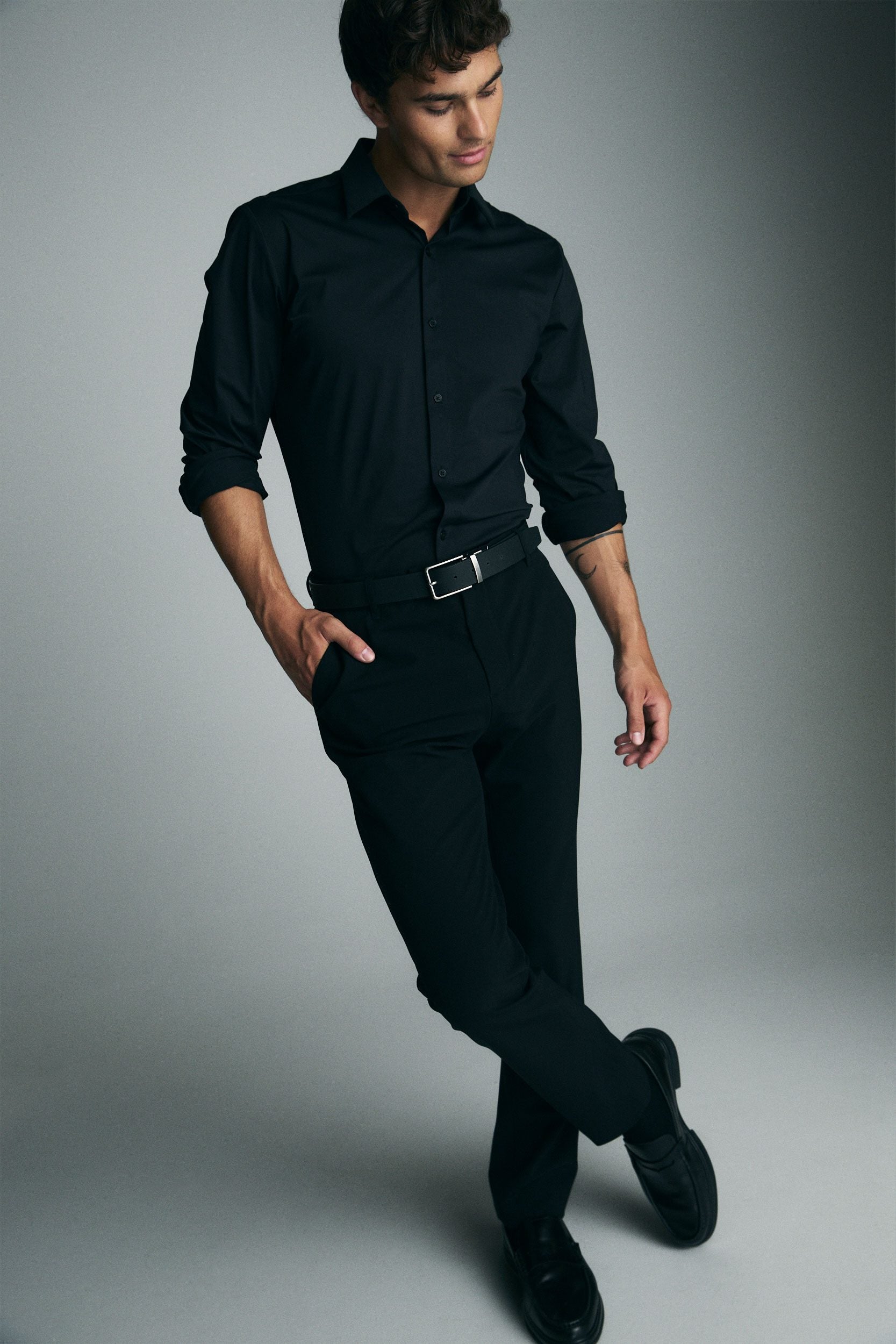 Pantalon étroit techno