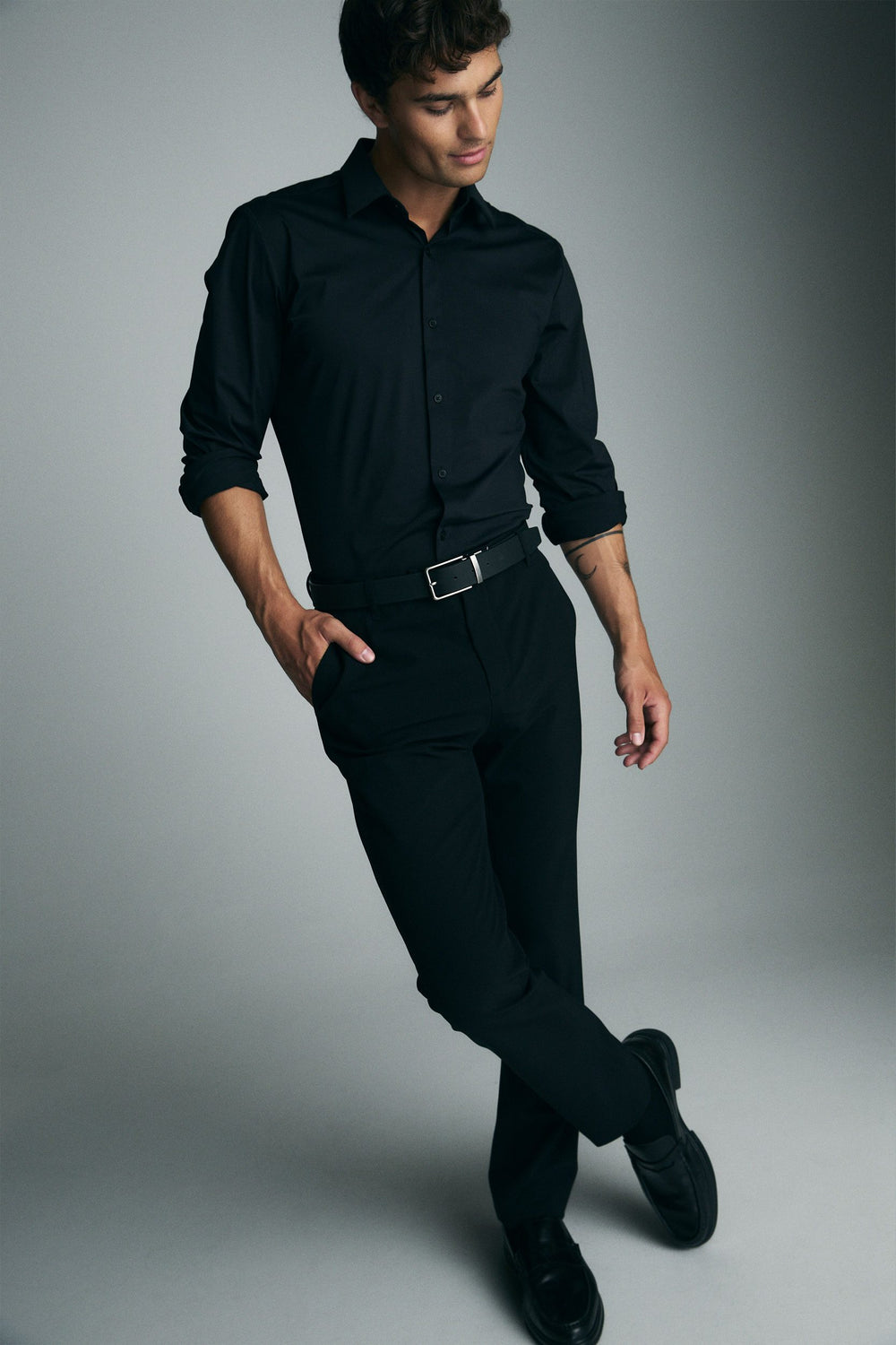 Pantalon étroit techno
