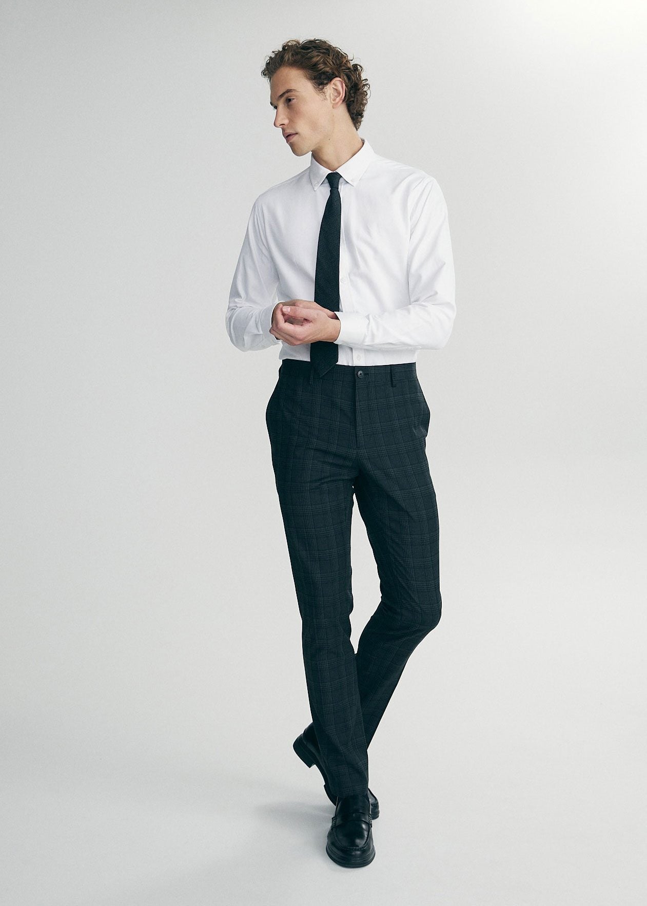 Pantalon à carreaux