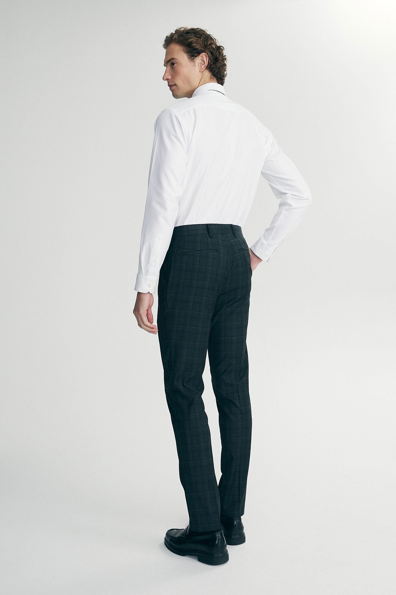 Pantalon à carreaux