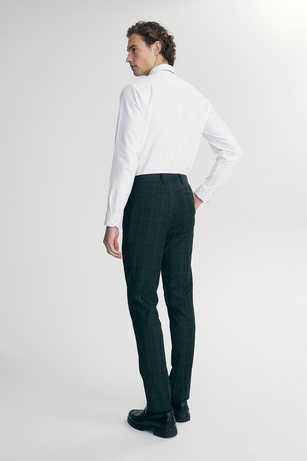 Pantalon à carreaux