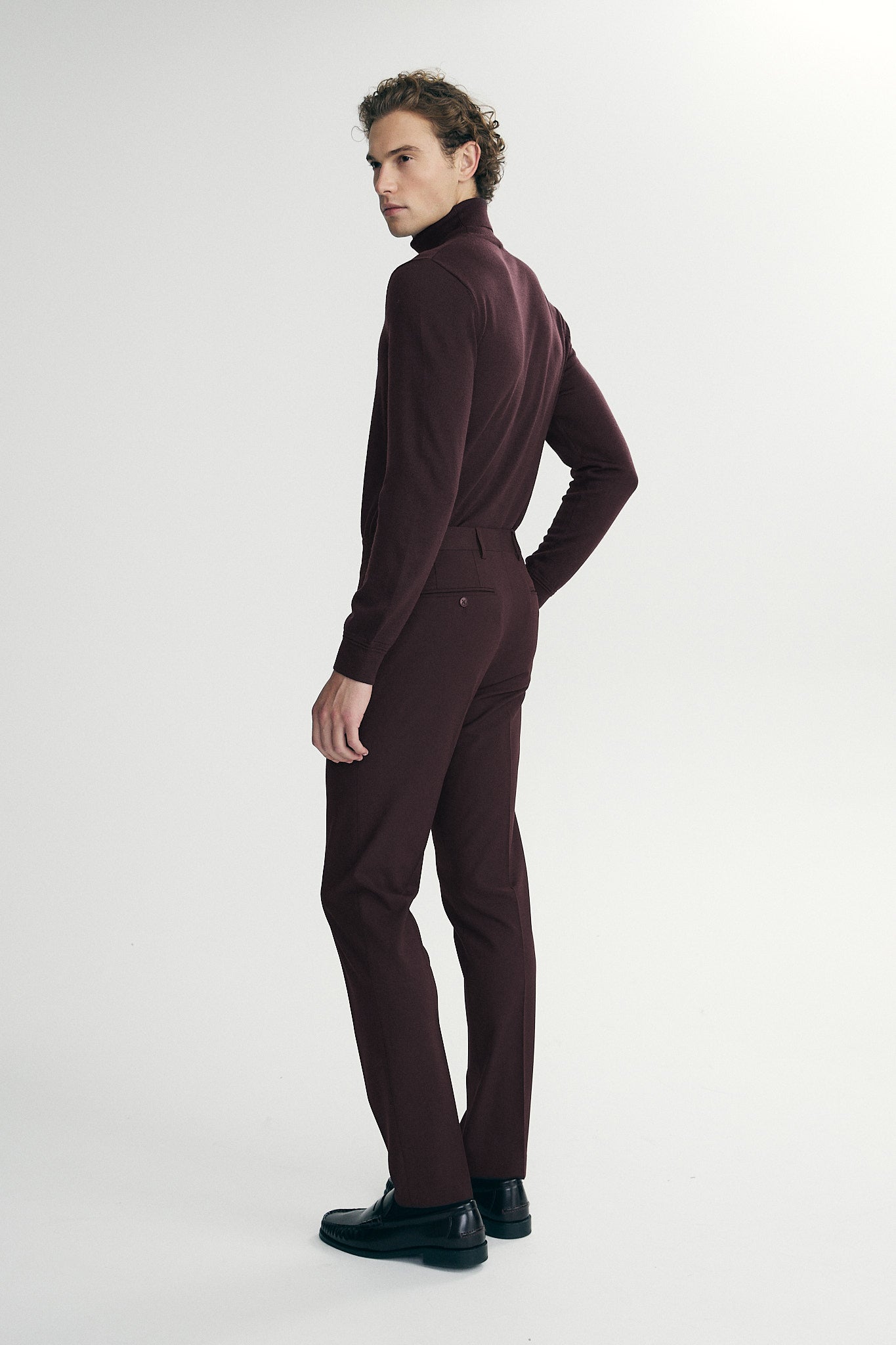 Pantalon bordeaux