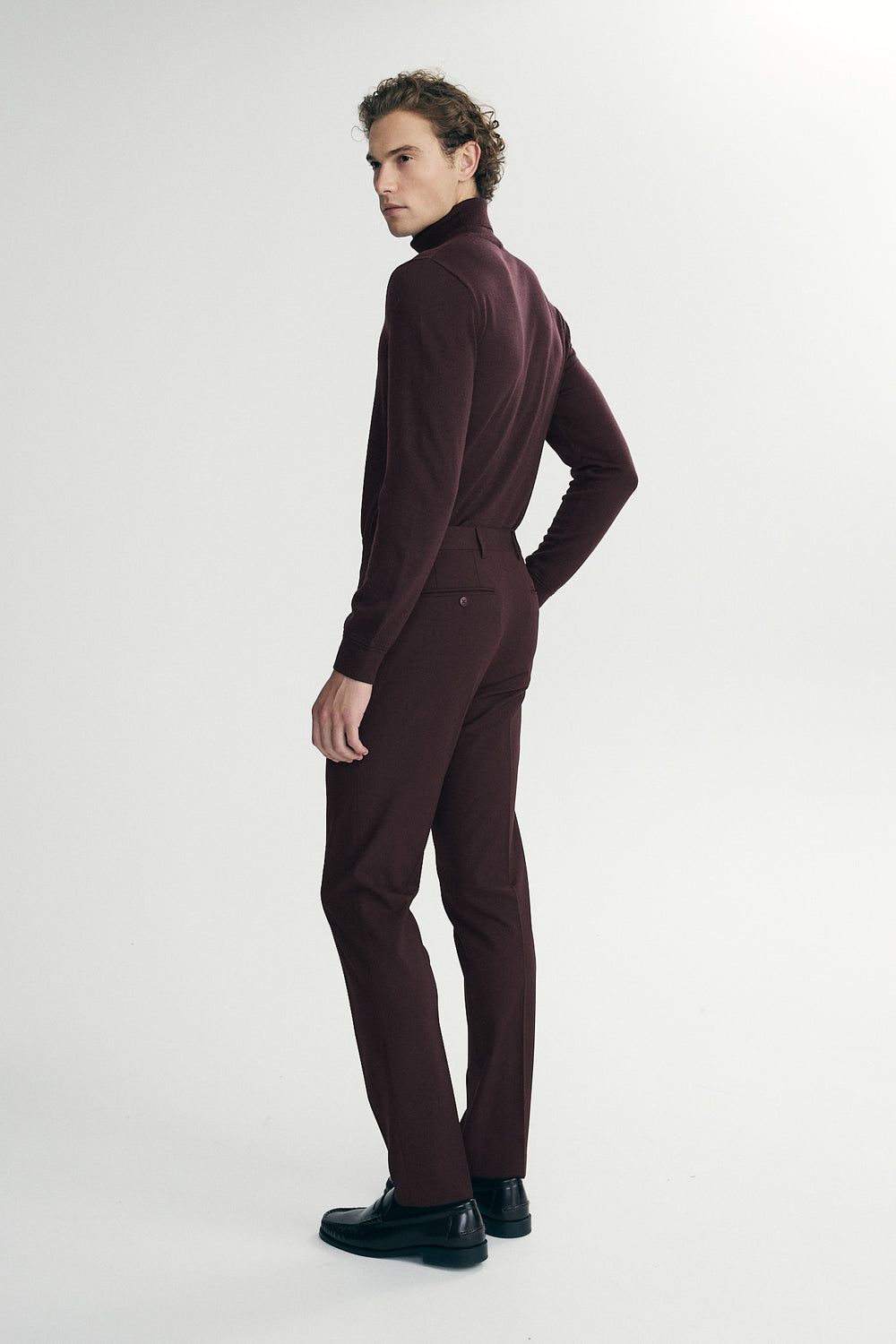 Pantalon bordeaux