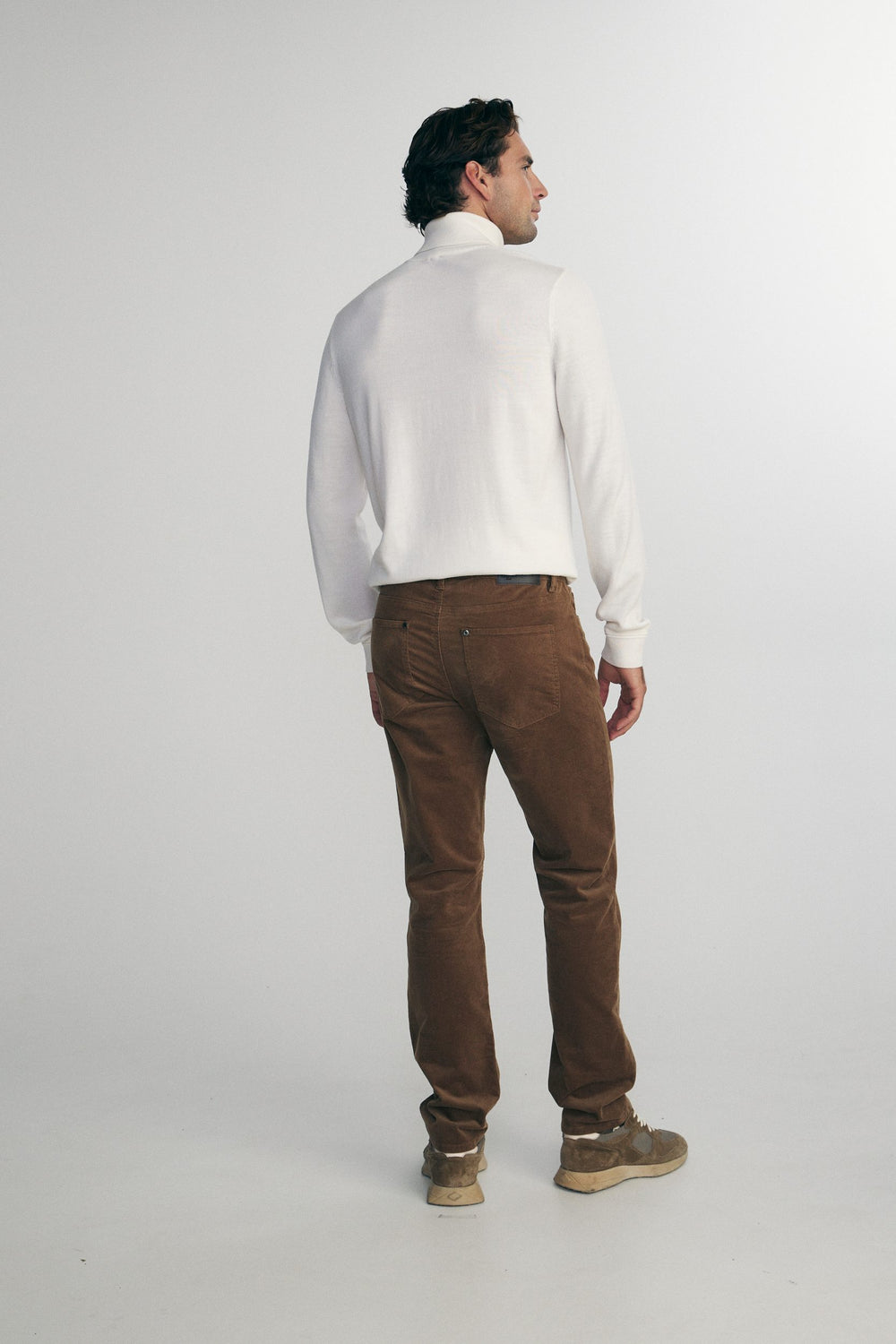 Slim corduroy pants