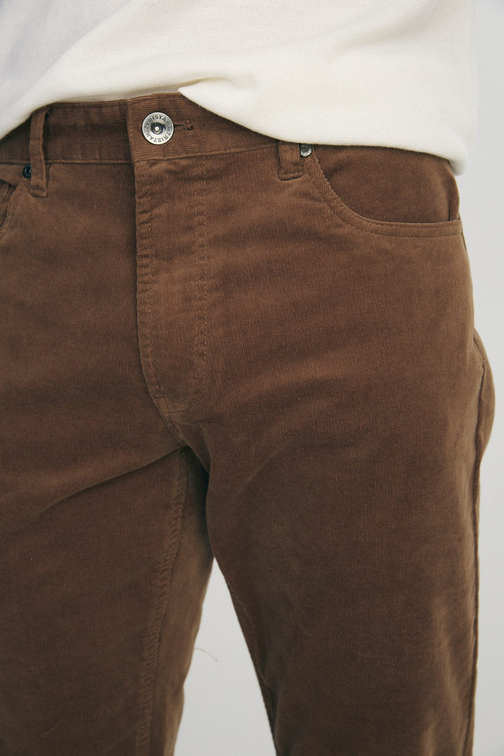 Slim corduroy pants