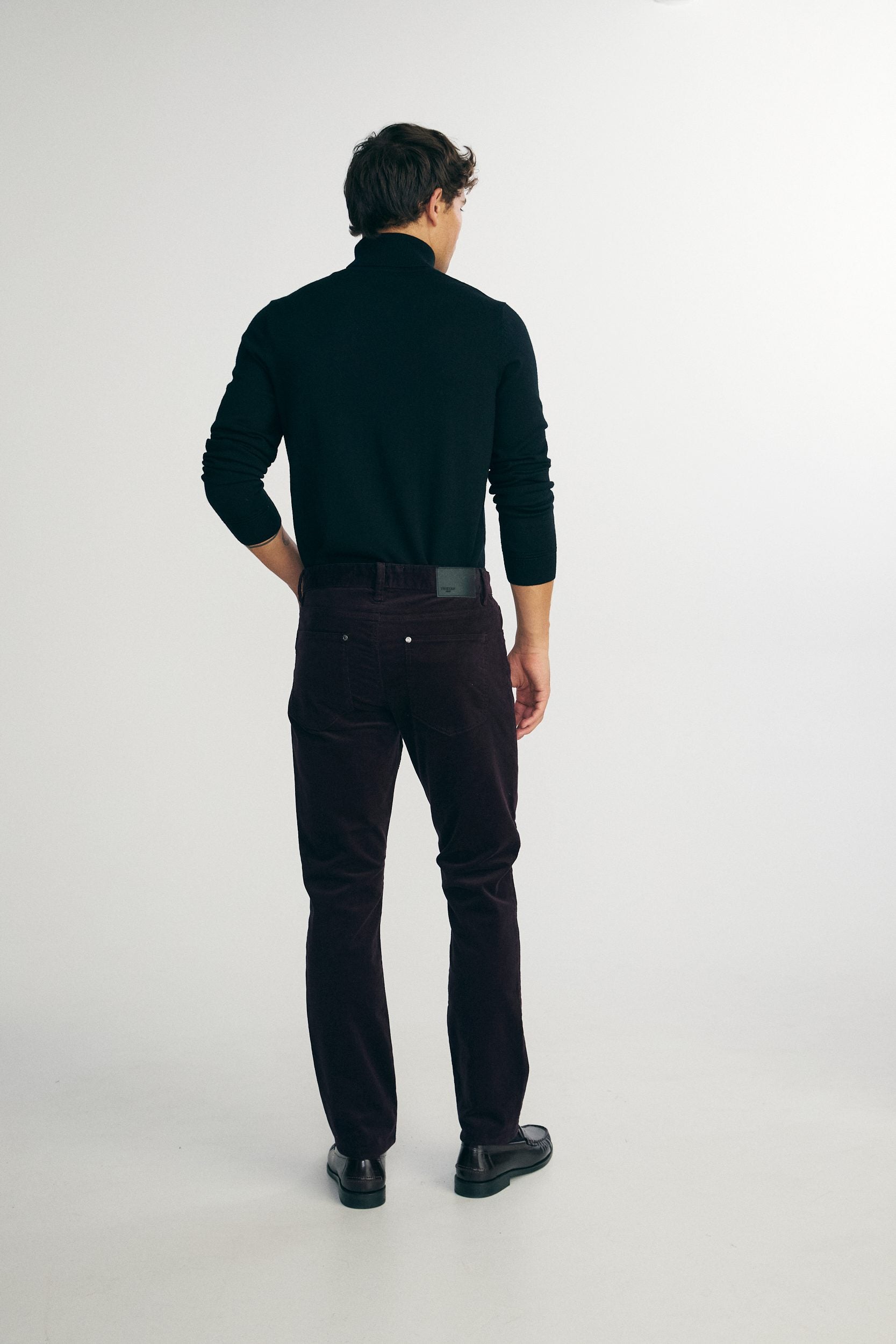 Slim corduroy pants