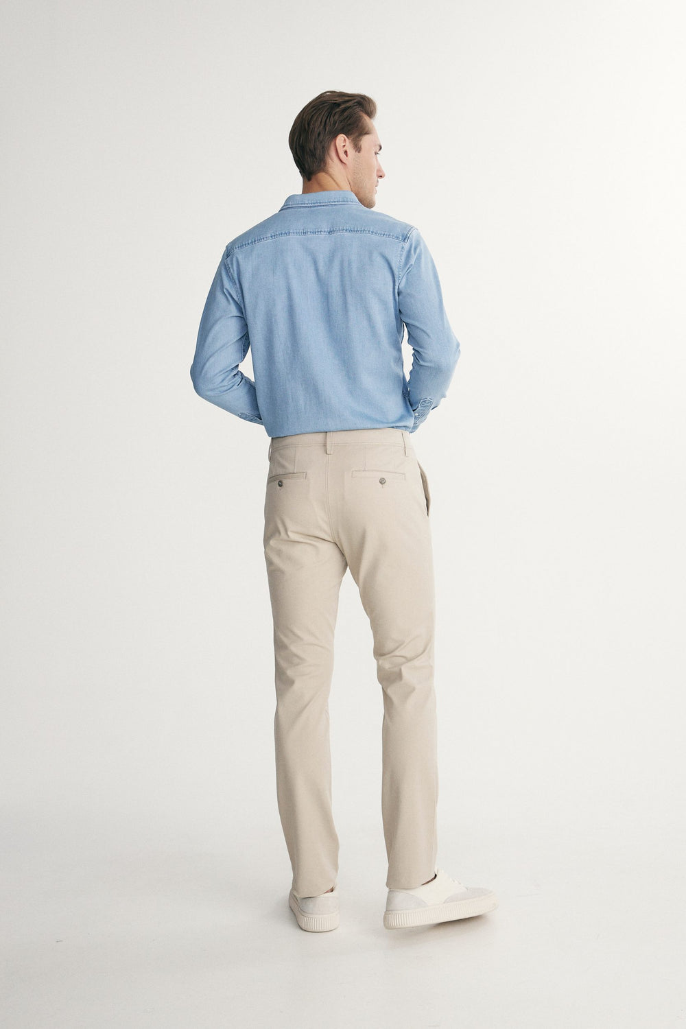 Slim fit stretch pants