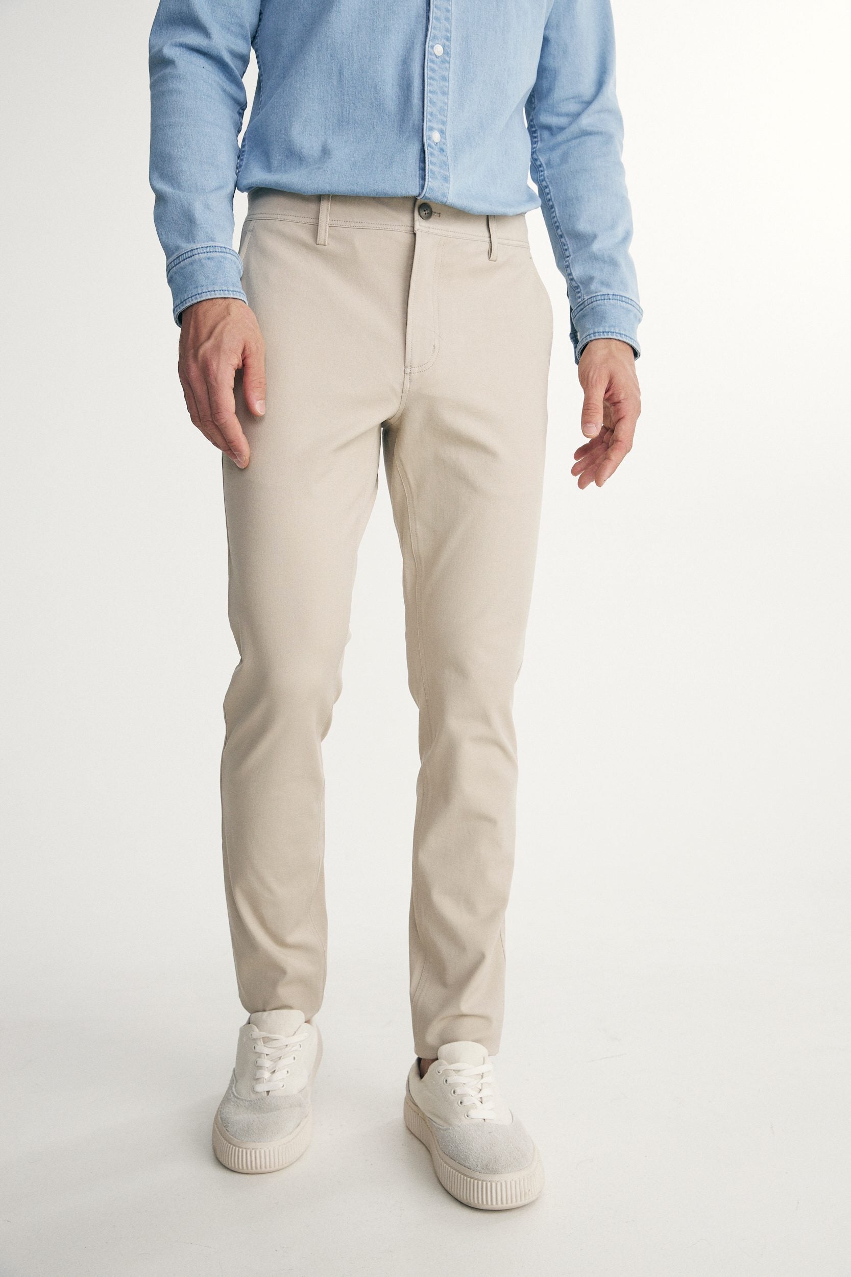 Slim fit stretch pants