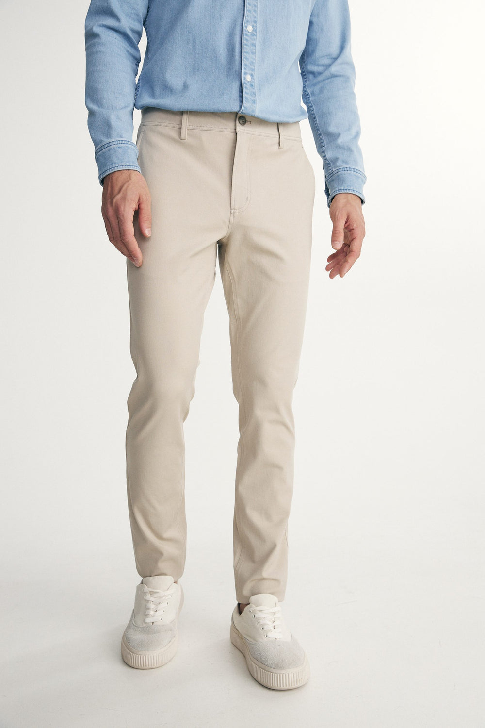 Slim fit stretch pants