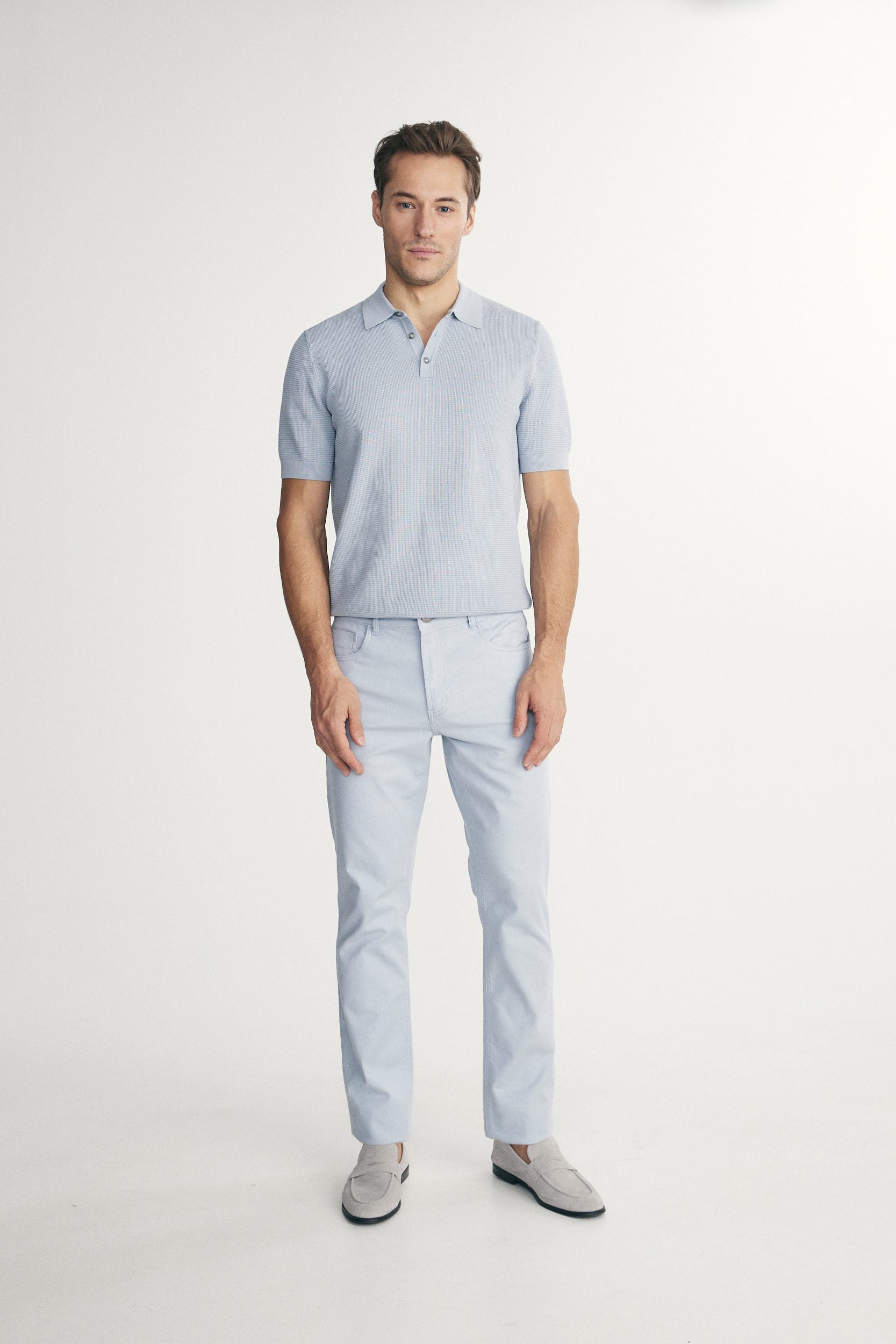 Slim fit five pocket pants