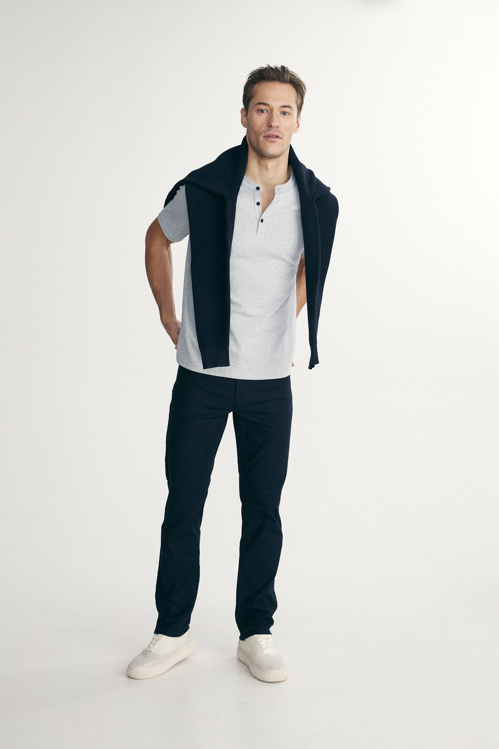 Slim fit five pocket pants