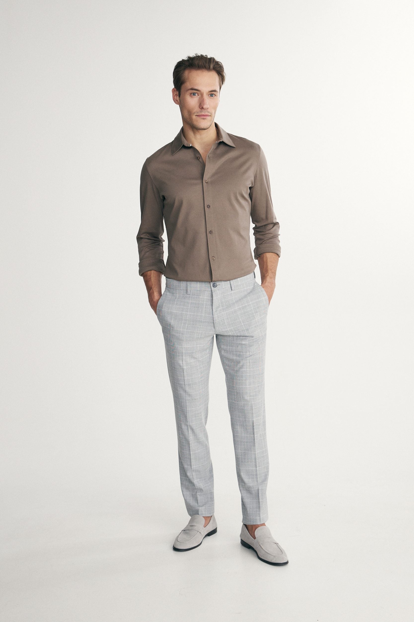 Urban fit checkered pants