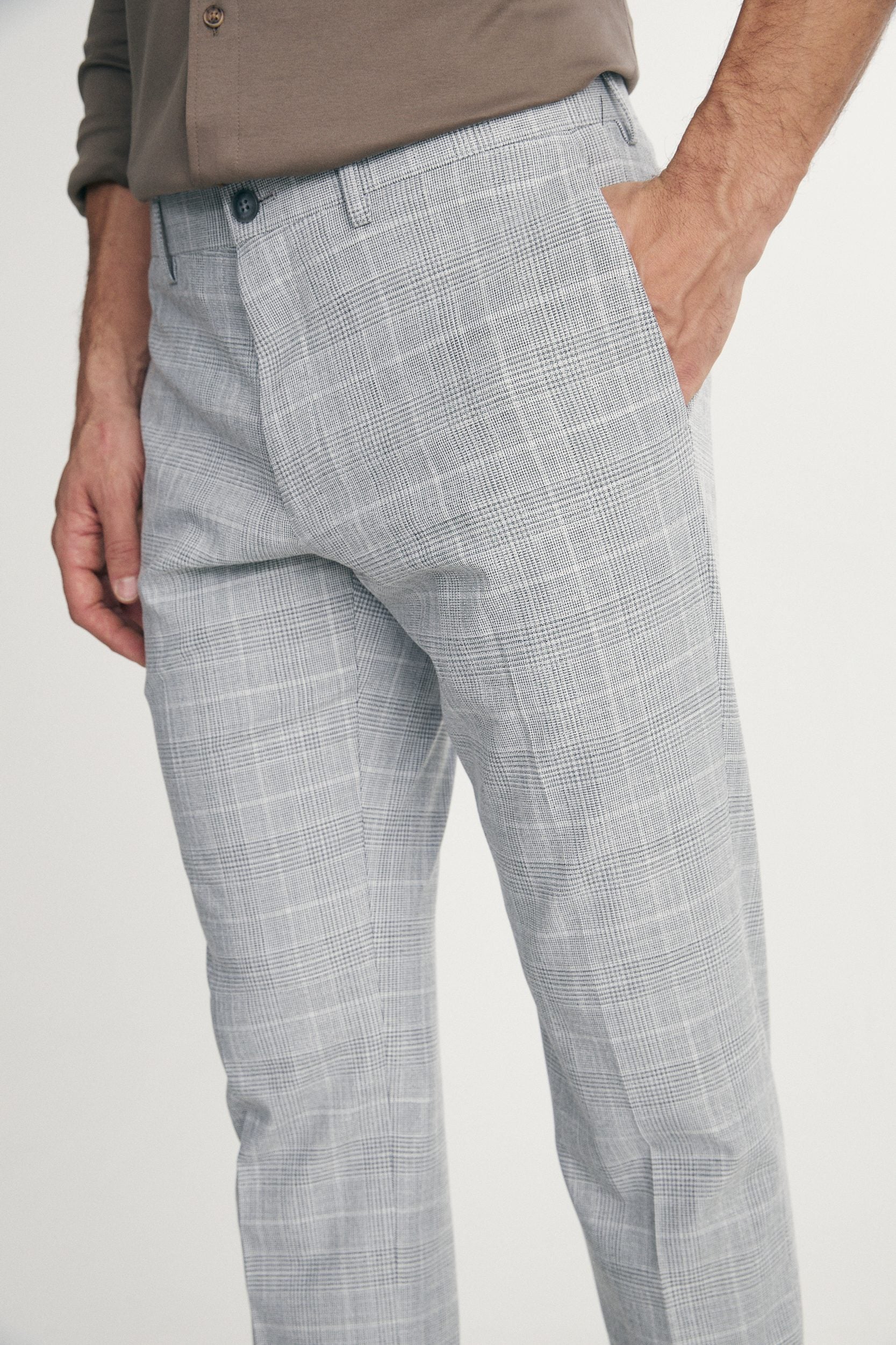 Urban fit checkered pants