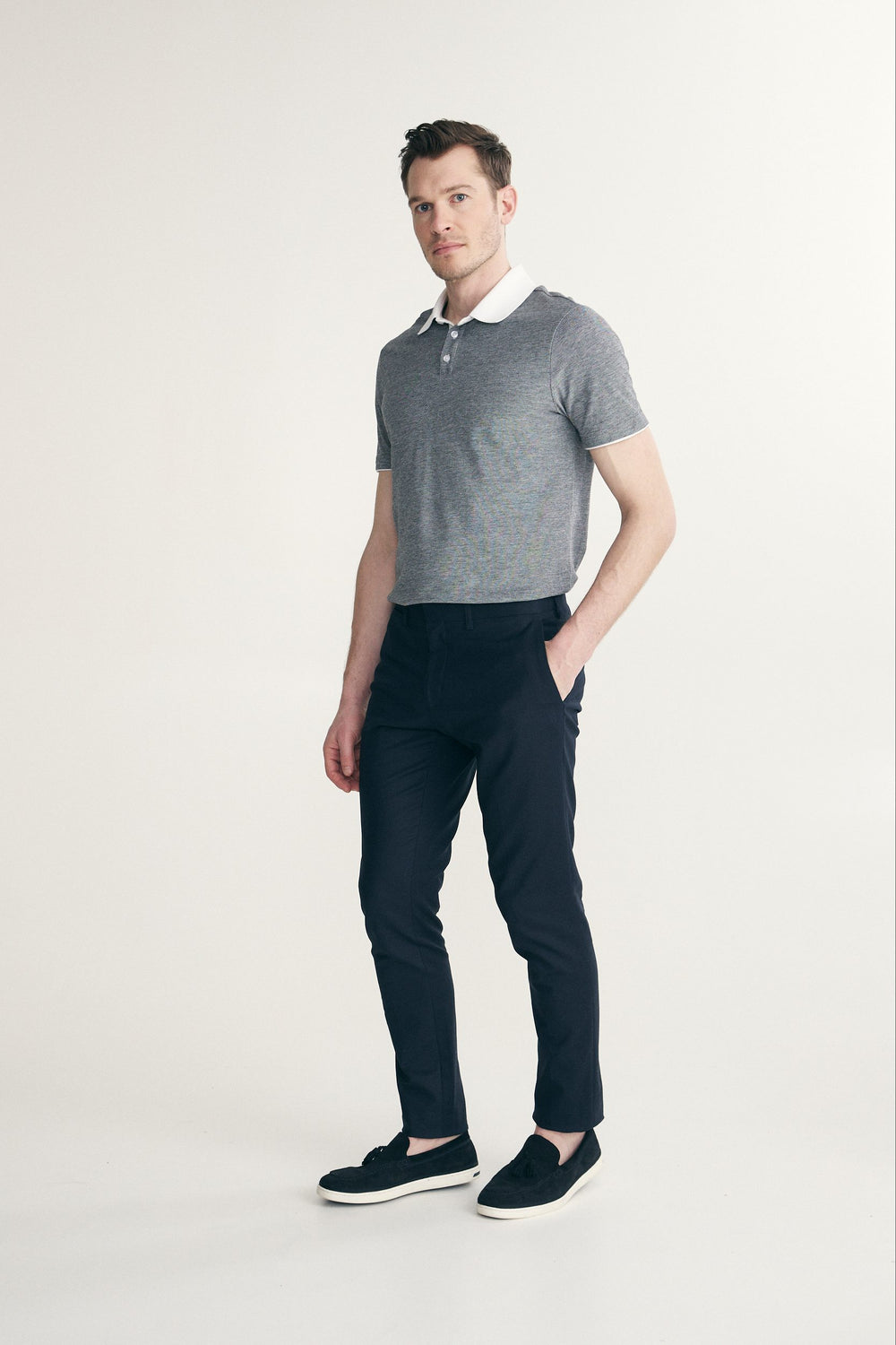 Pantalon étroit uni