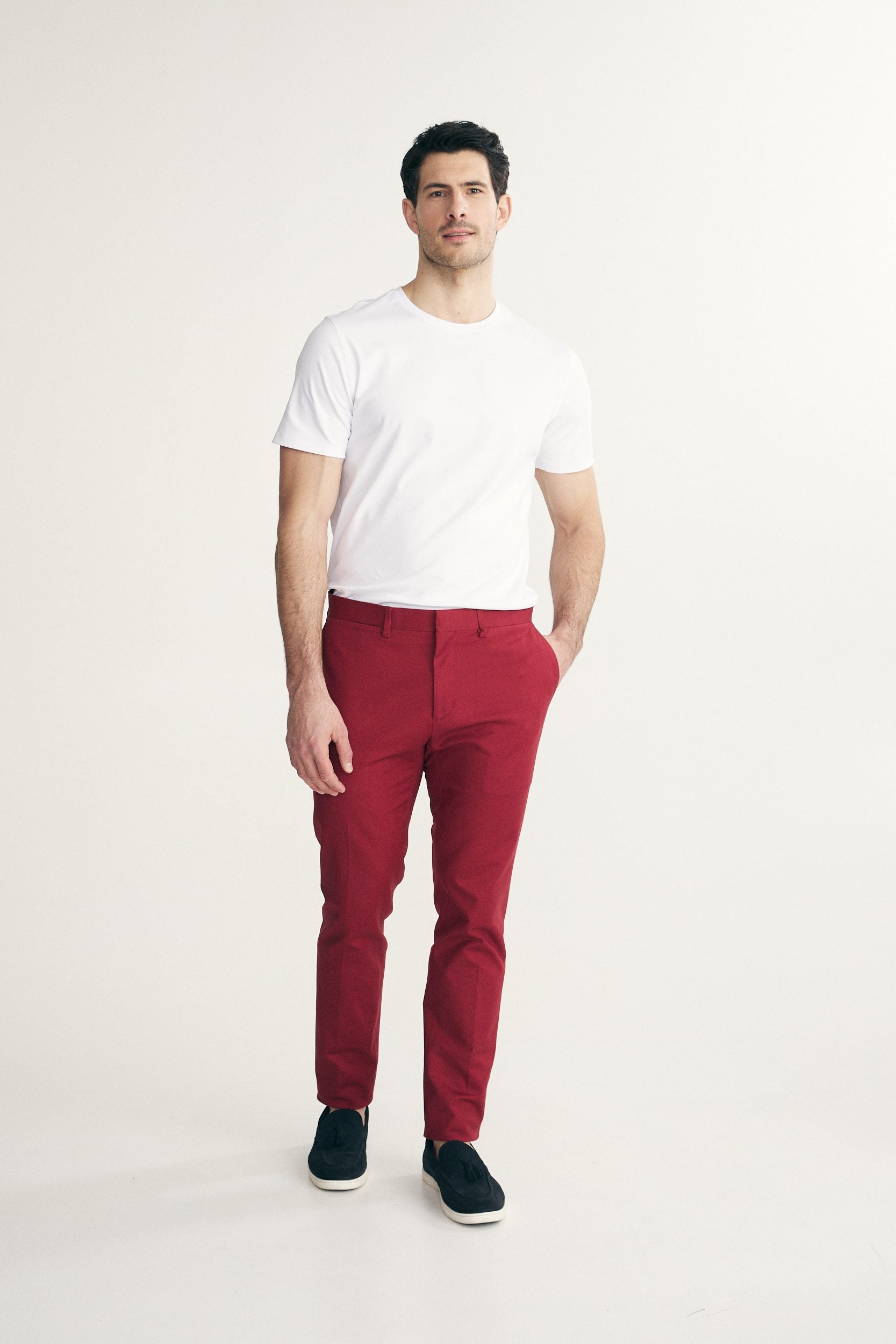 Pantalon étroit uni