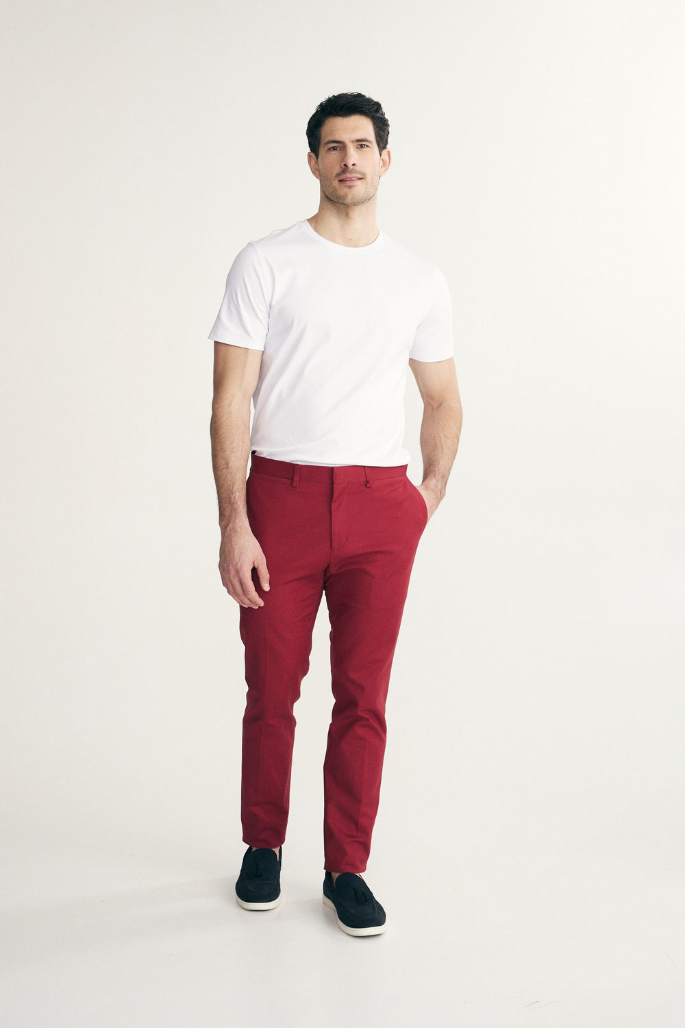 Pantalon étroit uni