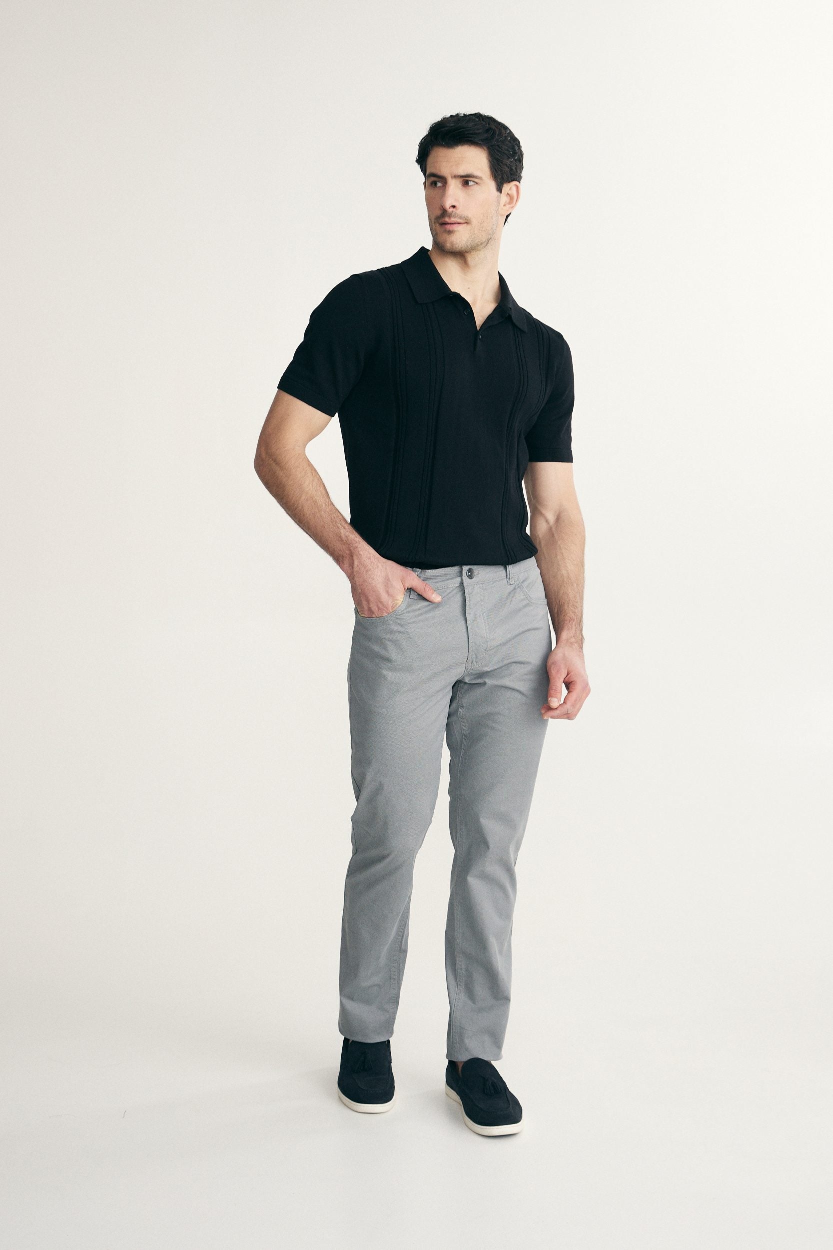 Pantalon imprimé à cinq poches