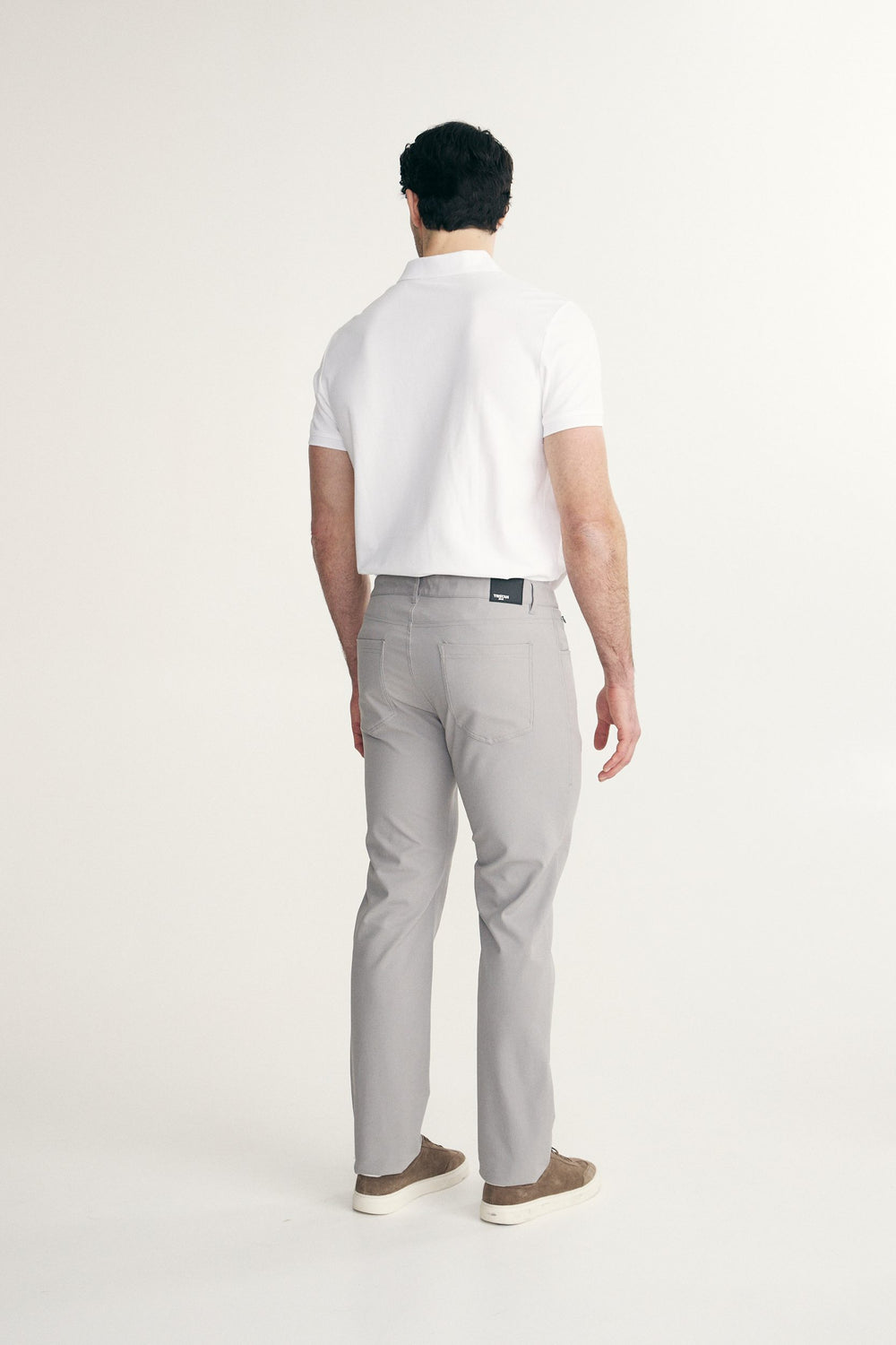 Pantalon texturé à cinq poches