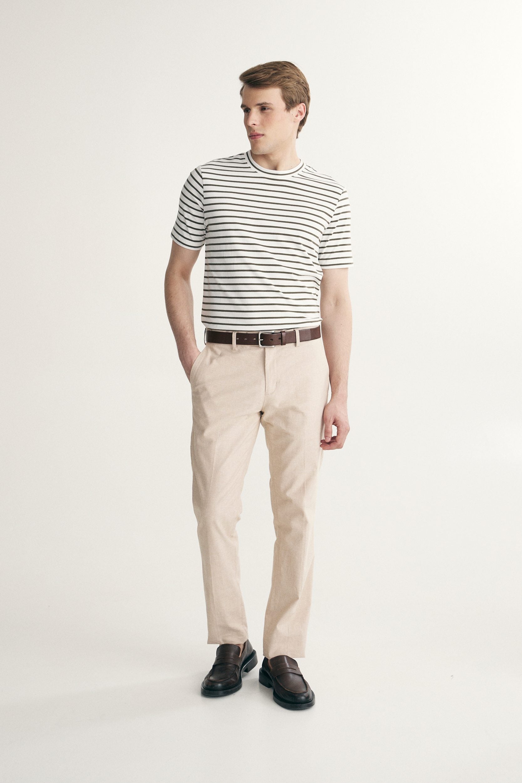 Pantalon urbain en lin