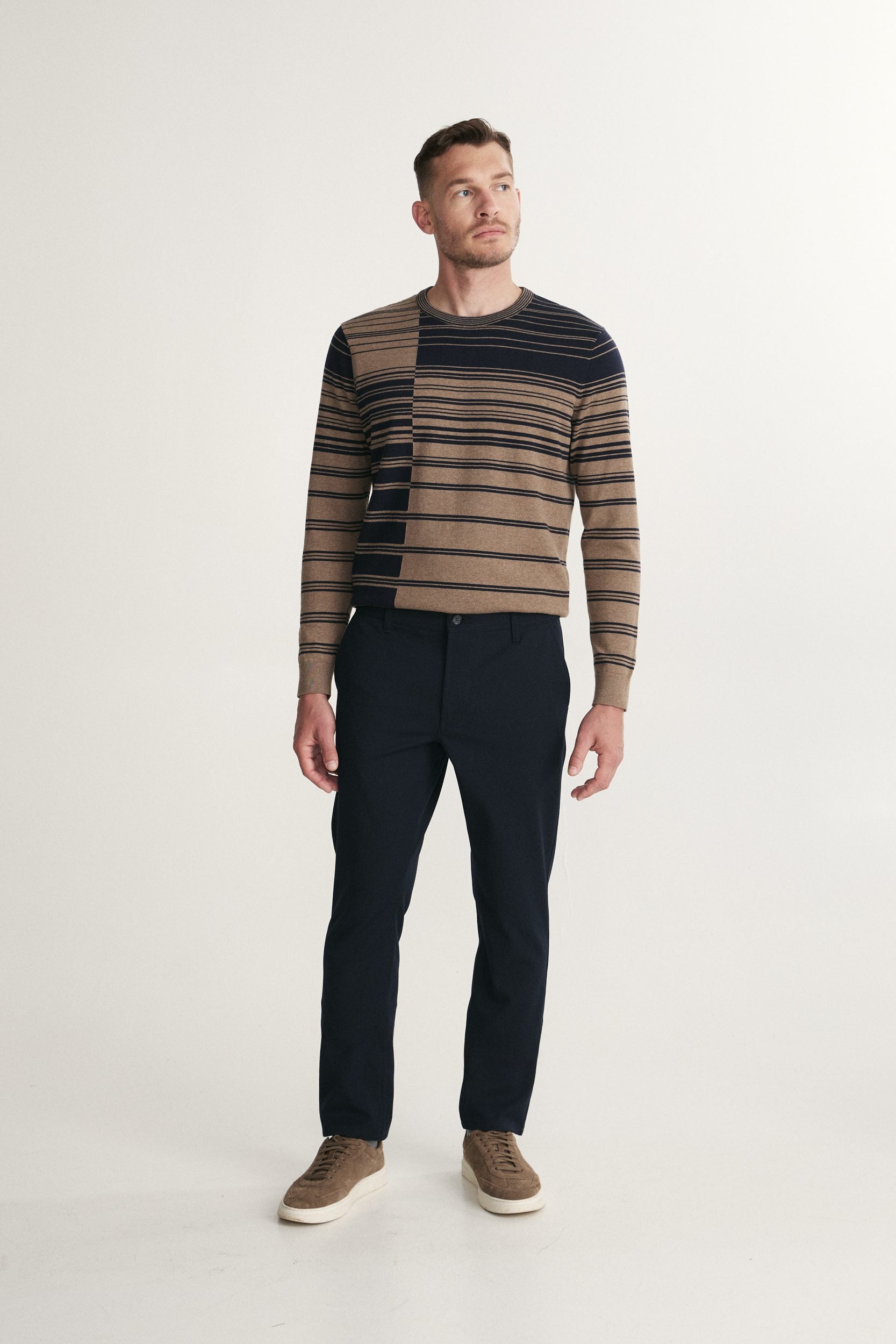 Pantalon uni étroit
