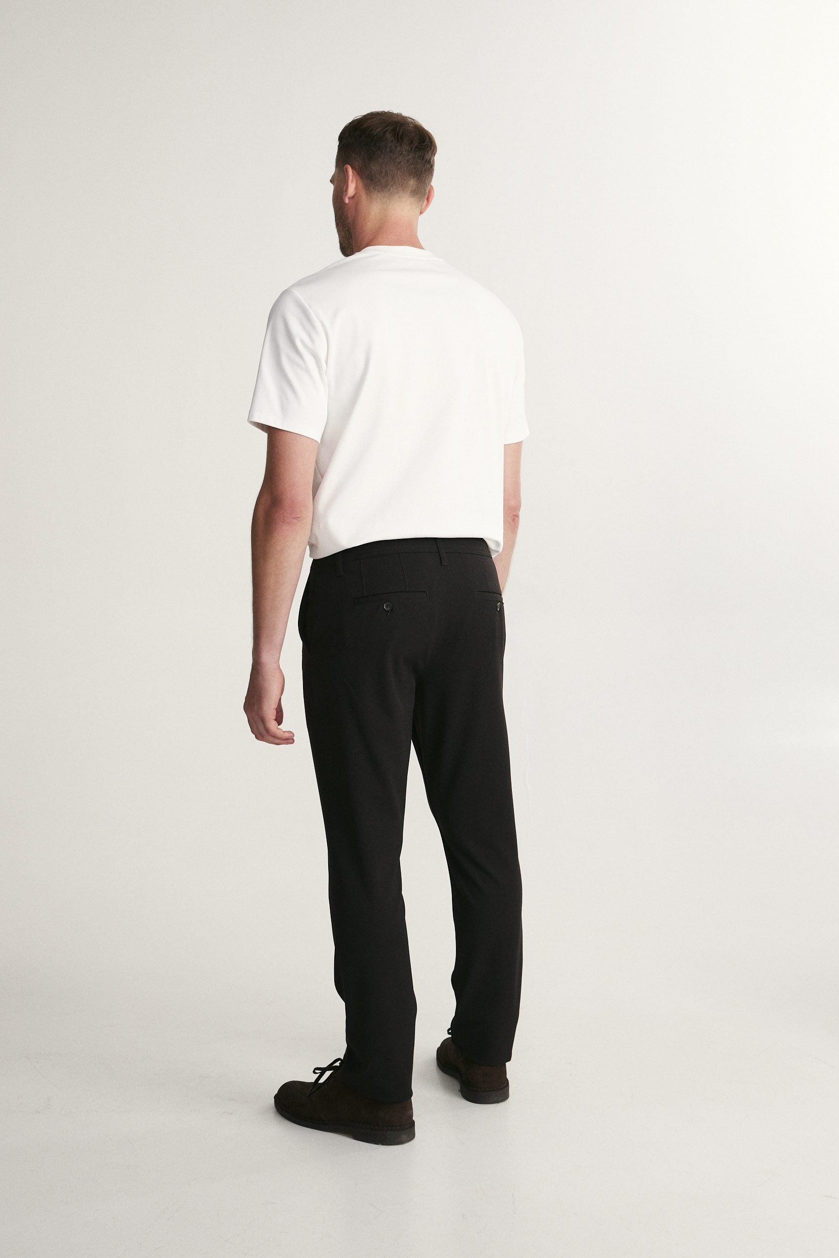 Solid Slim-Fit Pants
