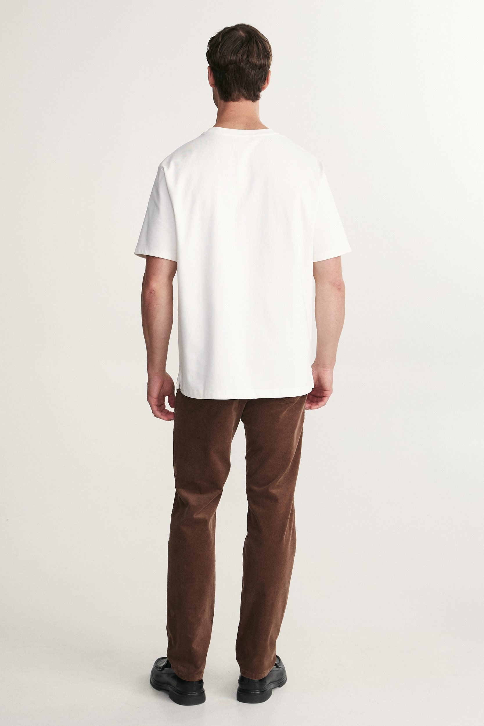 Pantalon étroit en velours côtelé