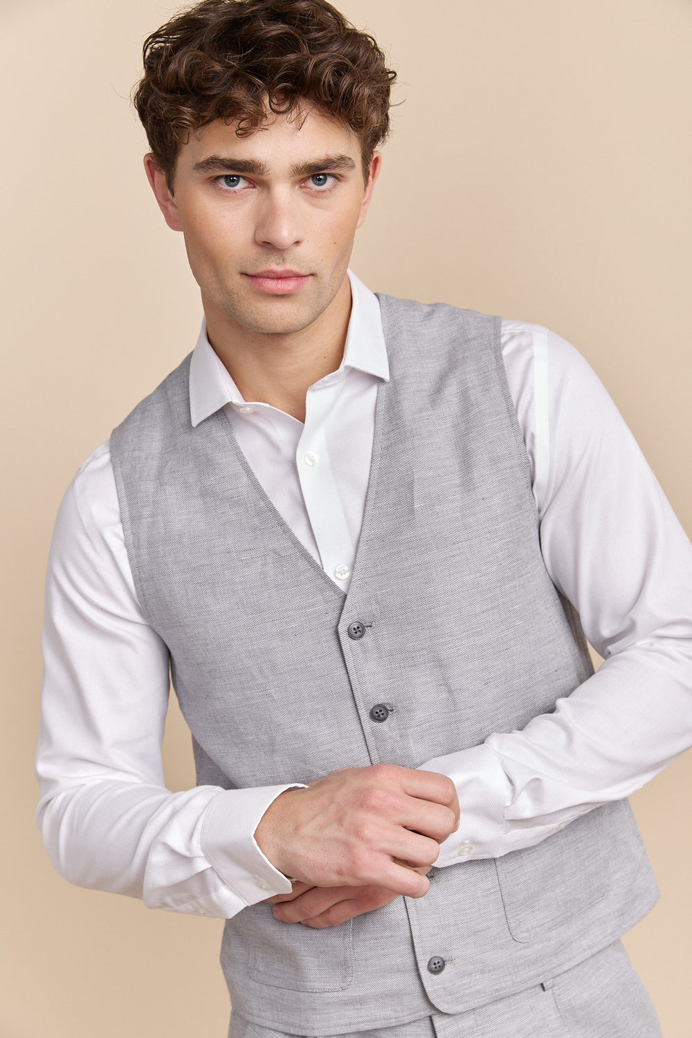 Linen vest