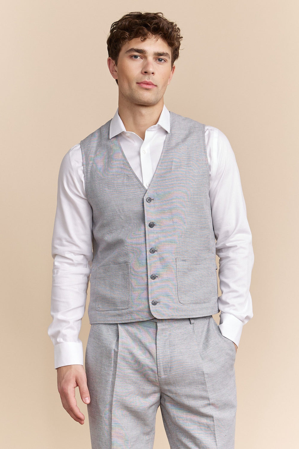 Linen vest