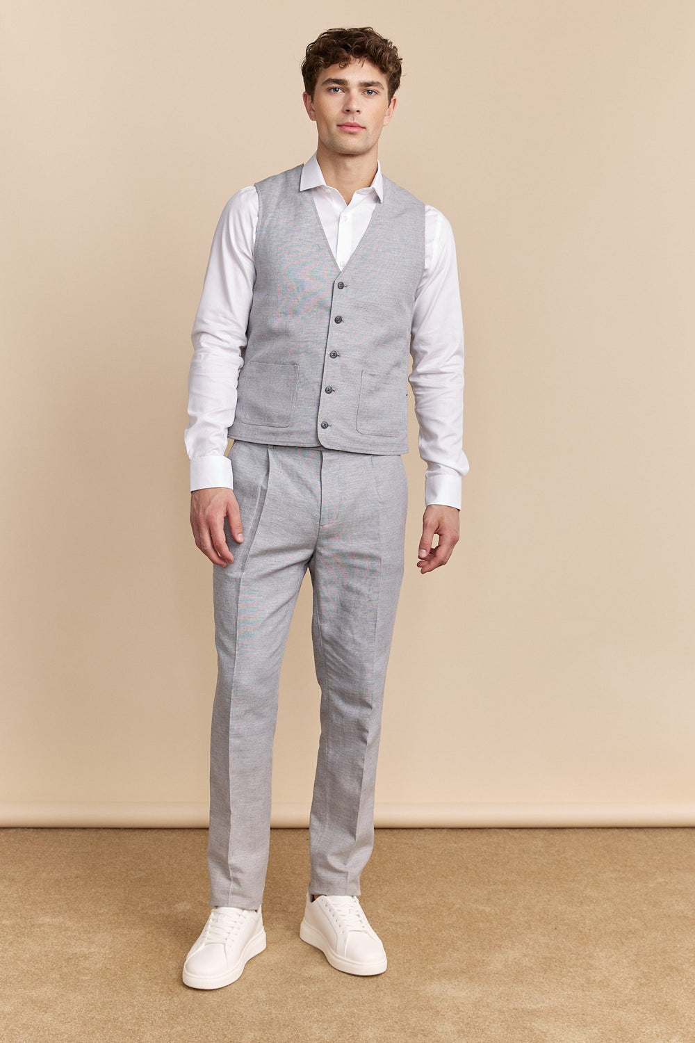Linen vest