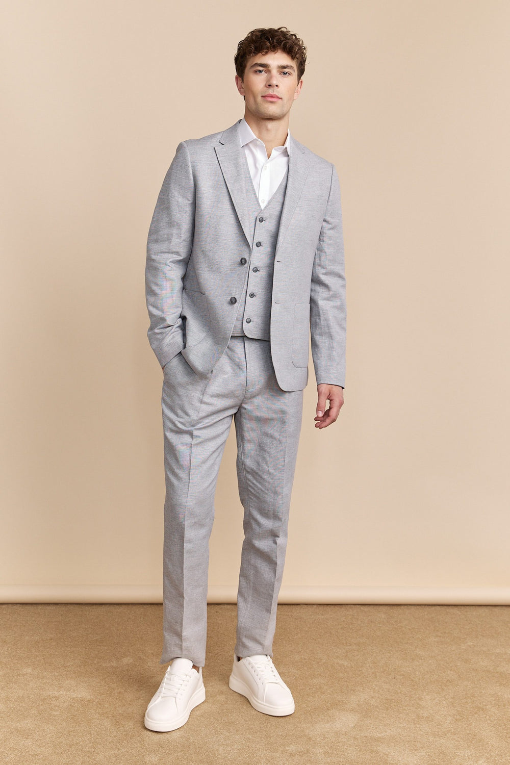 Linen vest