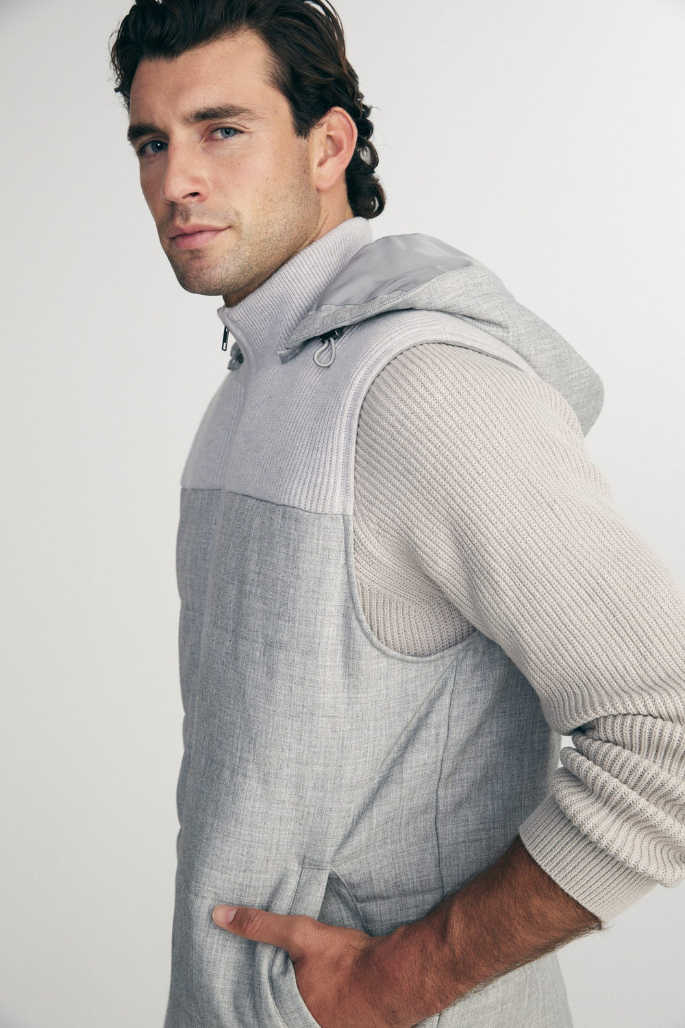 Veste matelassée avec capuchon