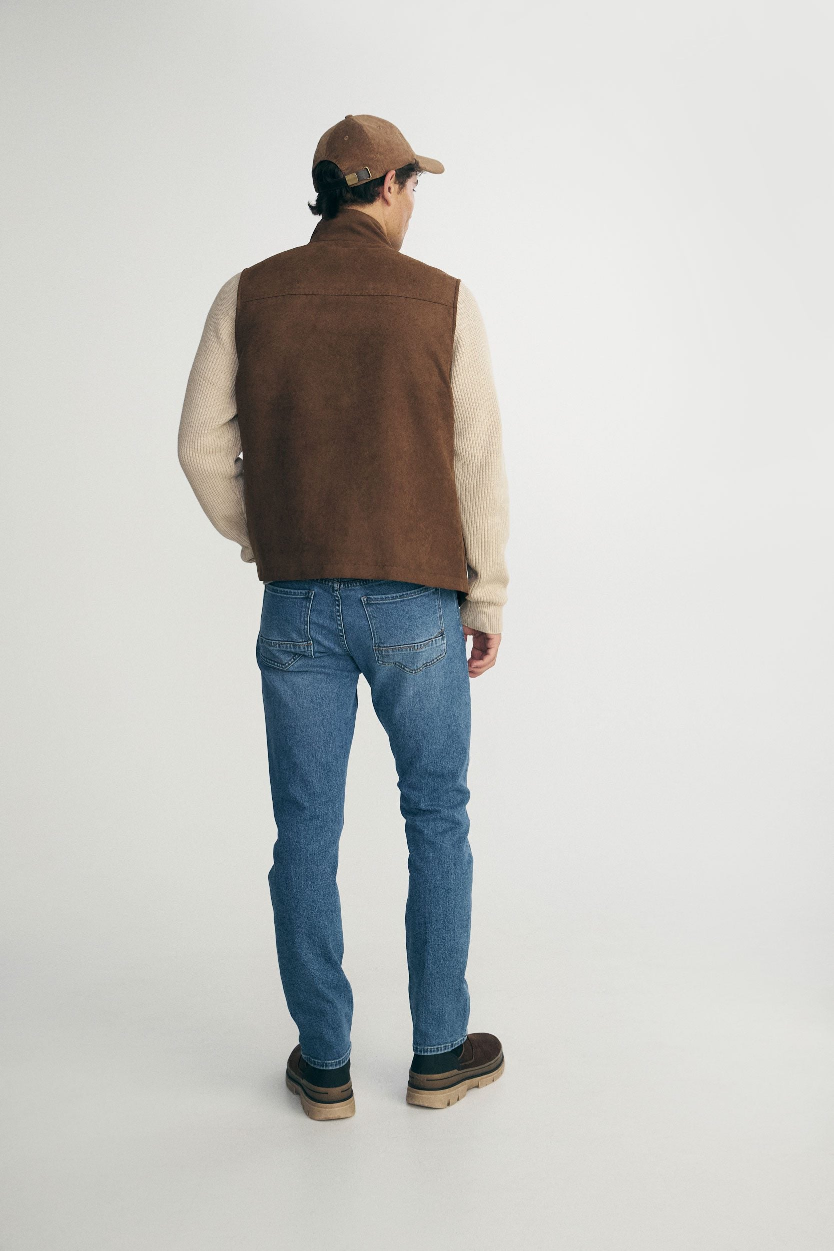 Vegan suede jacket