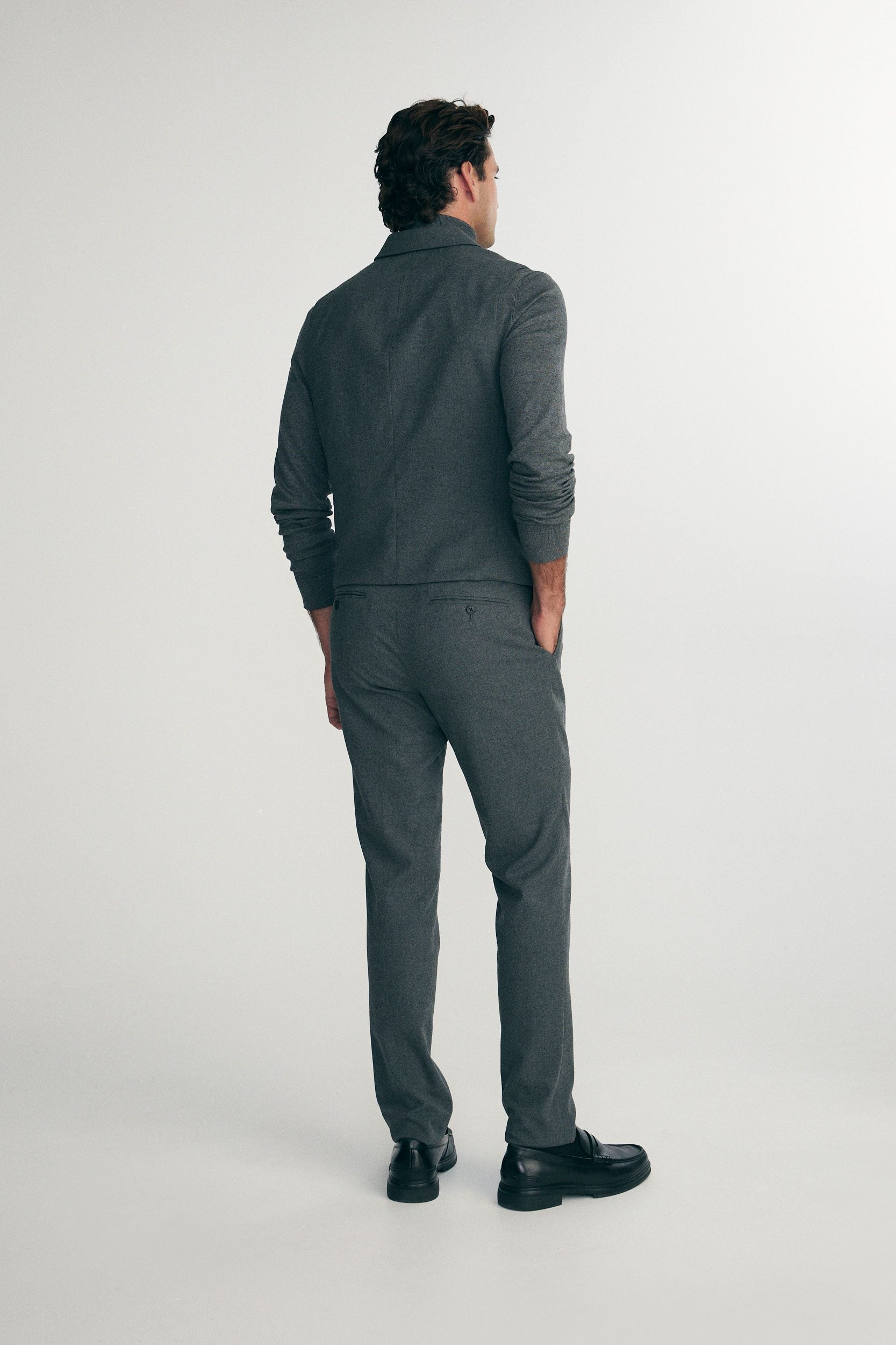 Veste en flanelle avec col