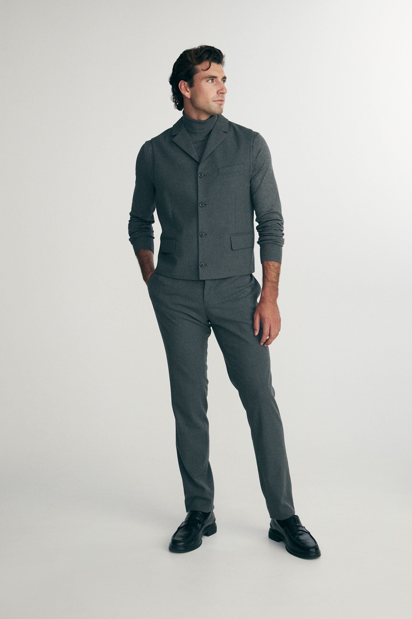 Veste en flanelle avec col