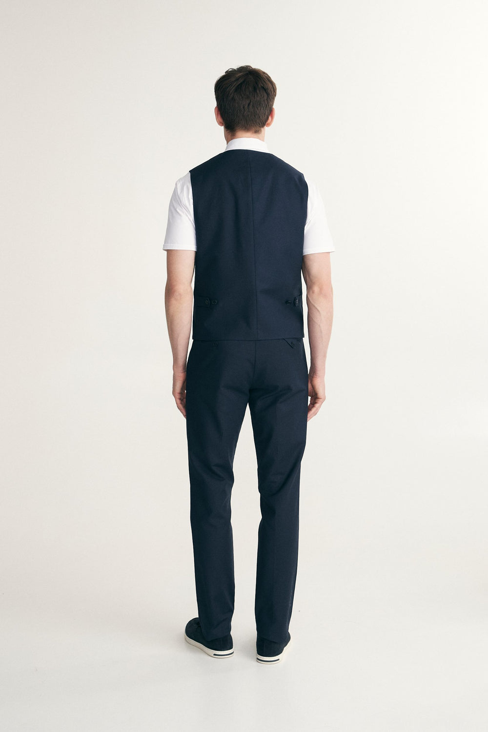 Veste unie semi-ajustée