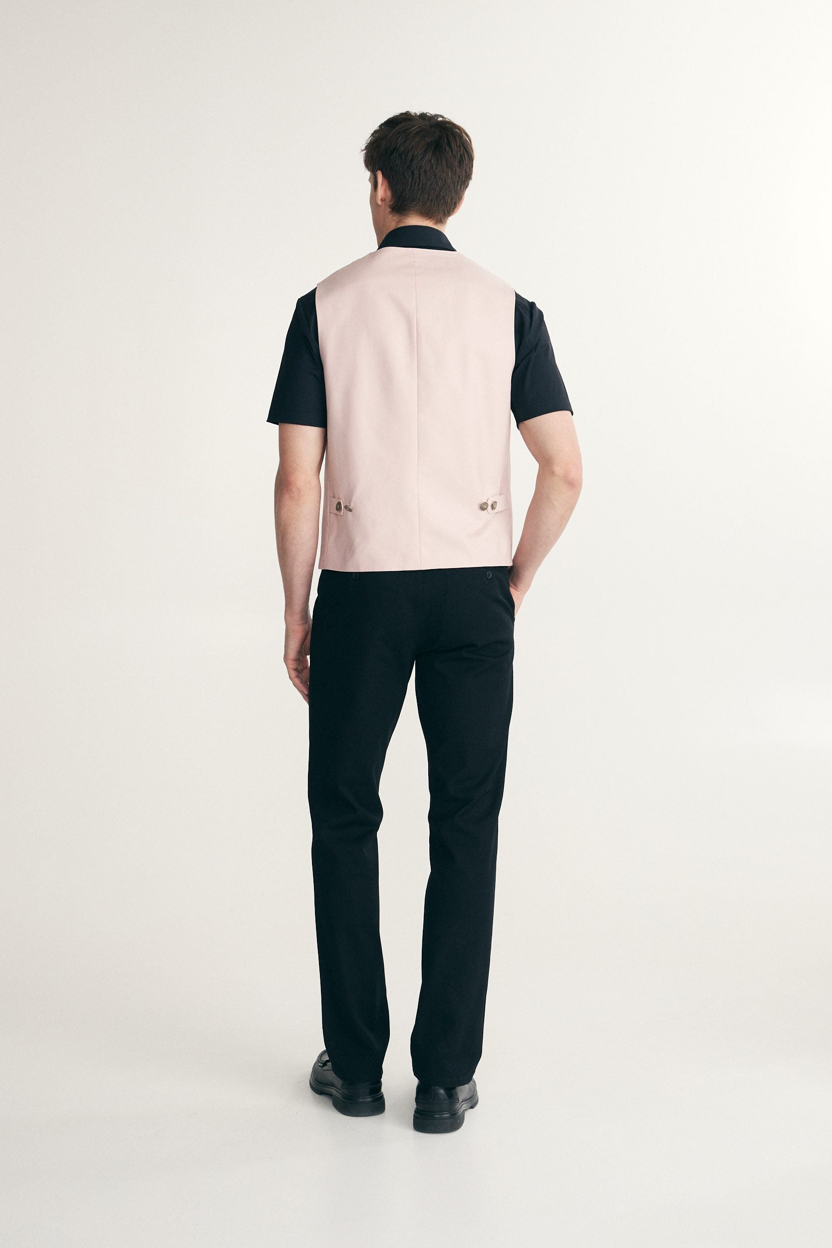 Veste unie semi-ajustée