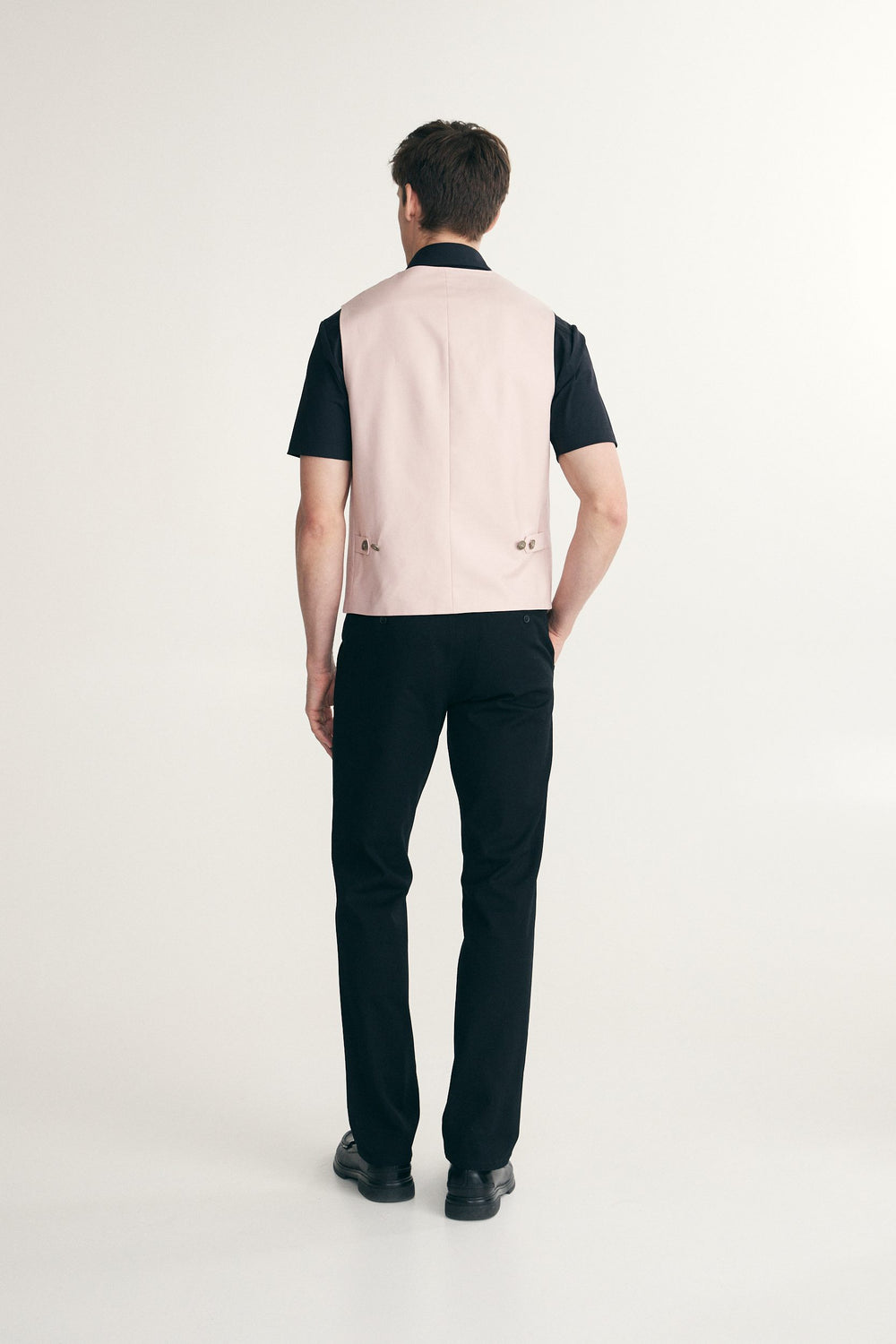 Veste unie semi-ajustée