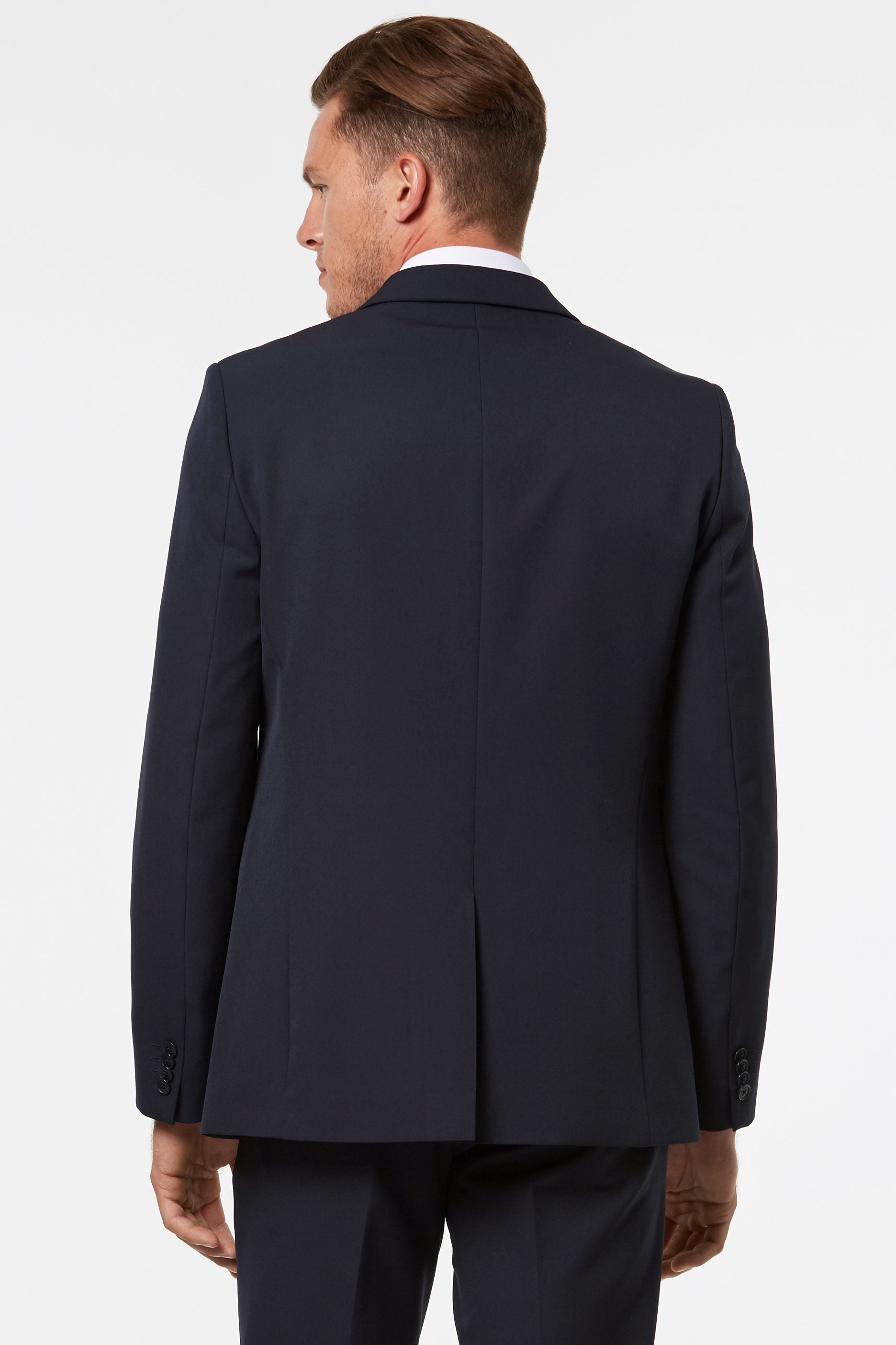 Veston ajusté corporatif long