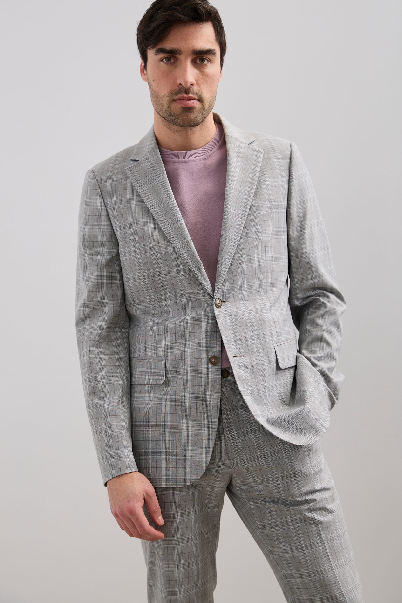 Fitted Check blazer
